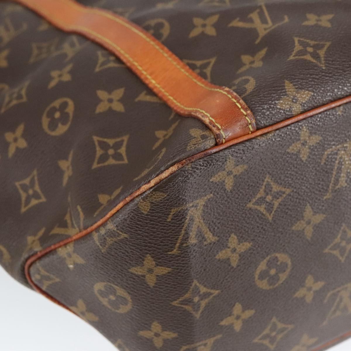 LOUIS VUITTON Monogram Sac Shopping Tote Bag M51108 LV Auth 100003