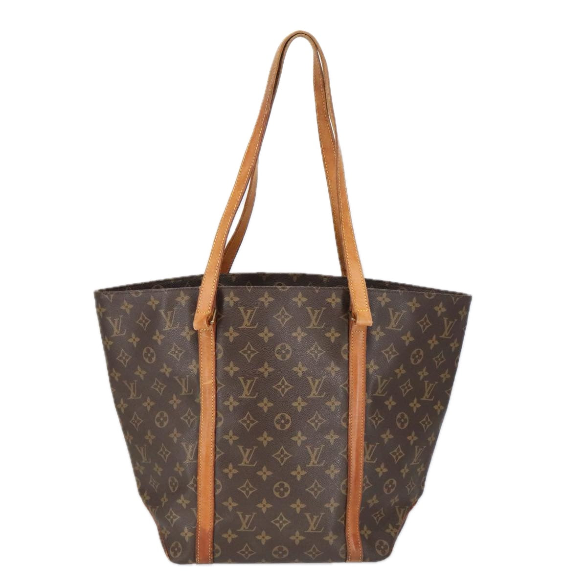 LOUIS VUITTON Monogram Sac Shopping Tote Bag M51108 LV Auth 100003