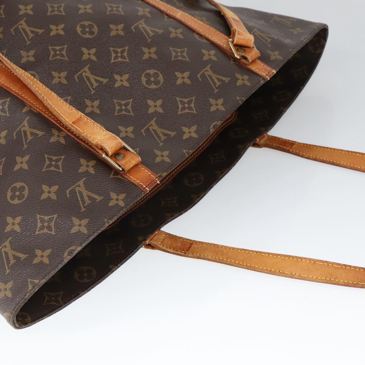 LOUIS VUITTON Monogram Sac Shopping Tote Bag M51108 LV Auth 100003