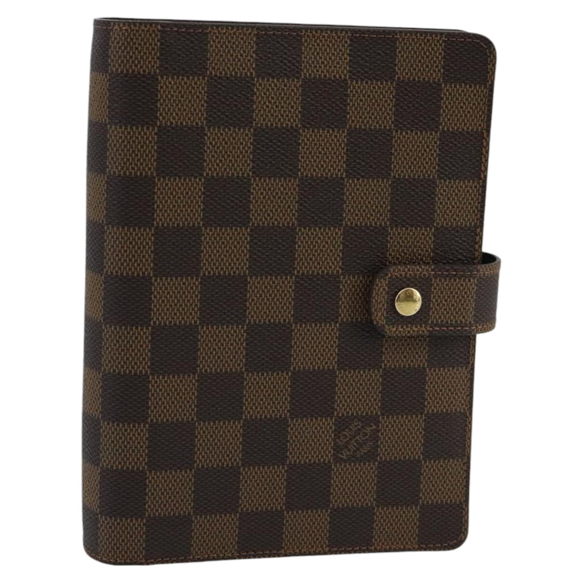 LOUIS VUITTON Damier Ebene Agenda MM Day Planner Cover R20240 LV Auth 100007