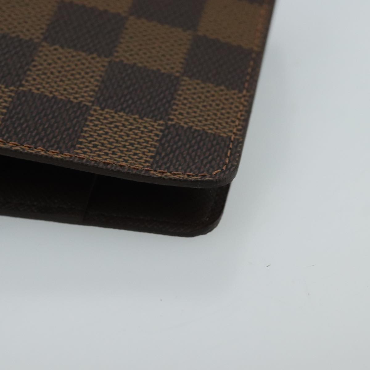 LOUIS VUITTON Damier Ebene Agenda MM Day Planner Cover R20240 LV Auth 100007