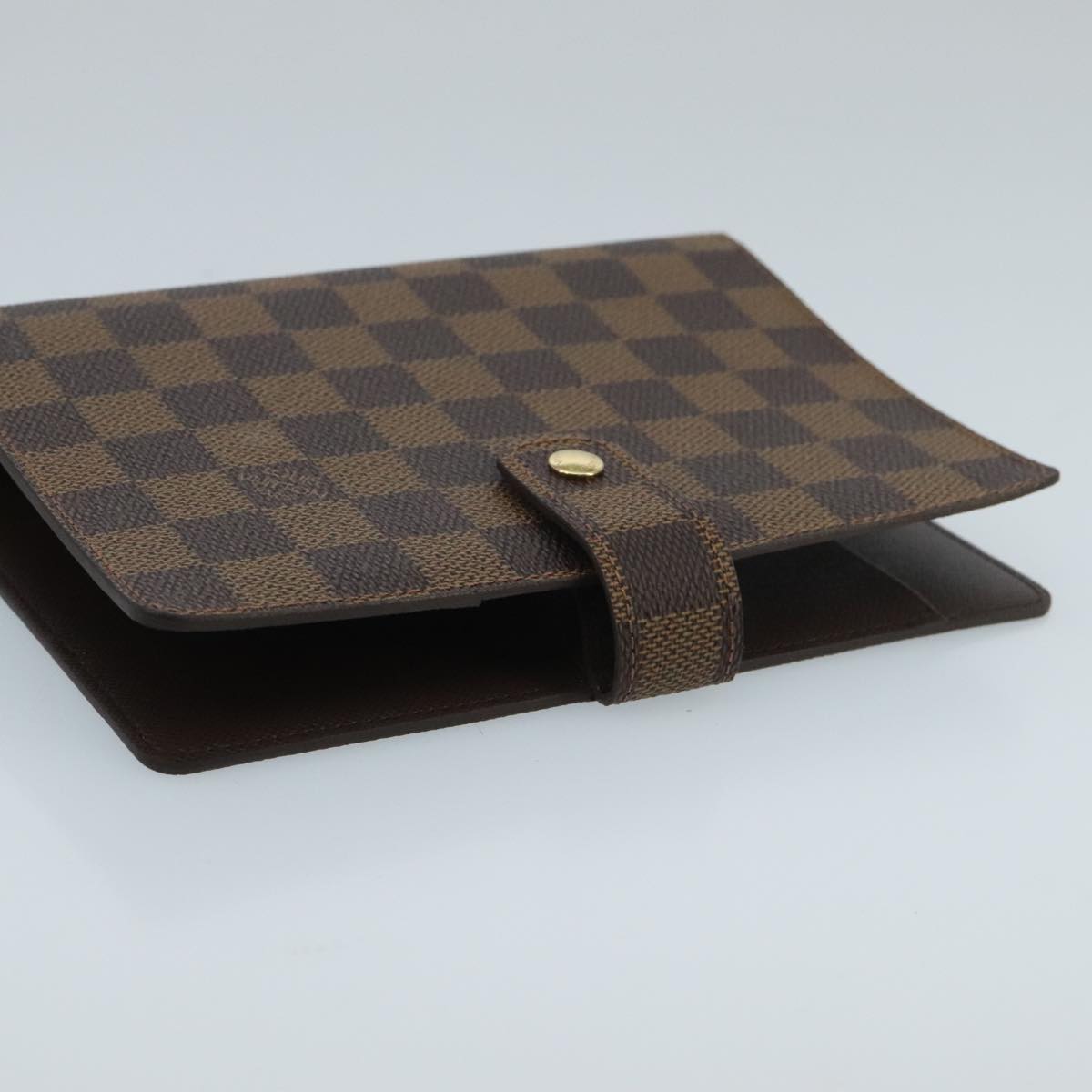 LOUIS VUITTON Damier Ebene Agenda MM Day Planner Cover R20240 LV Auth 100007