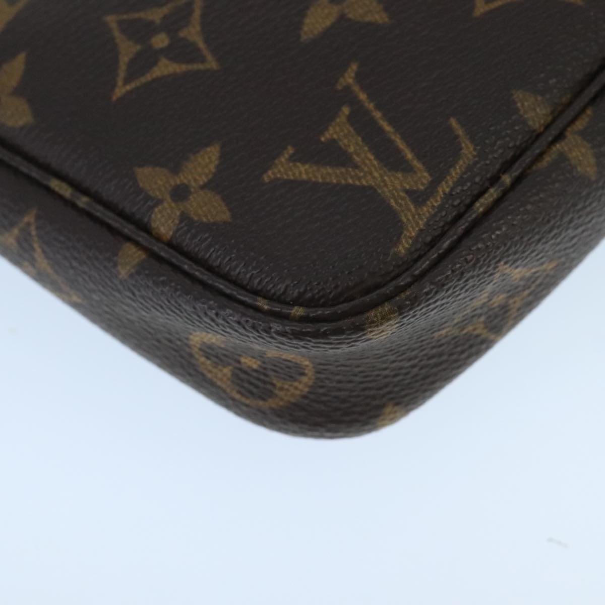 LOUIS VUITTON Monogram Pochette Accessoires Pouch M51980 LV Auth 100008