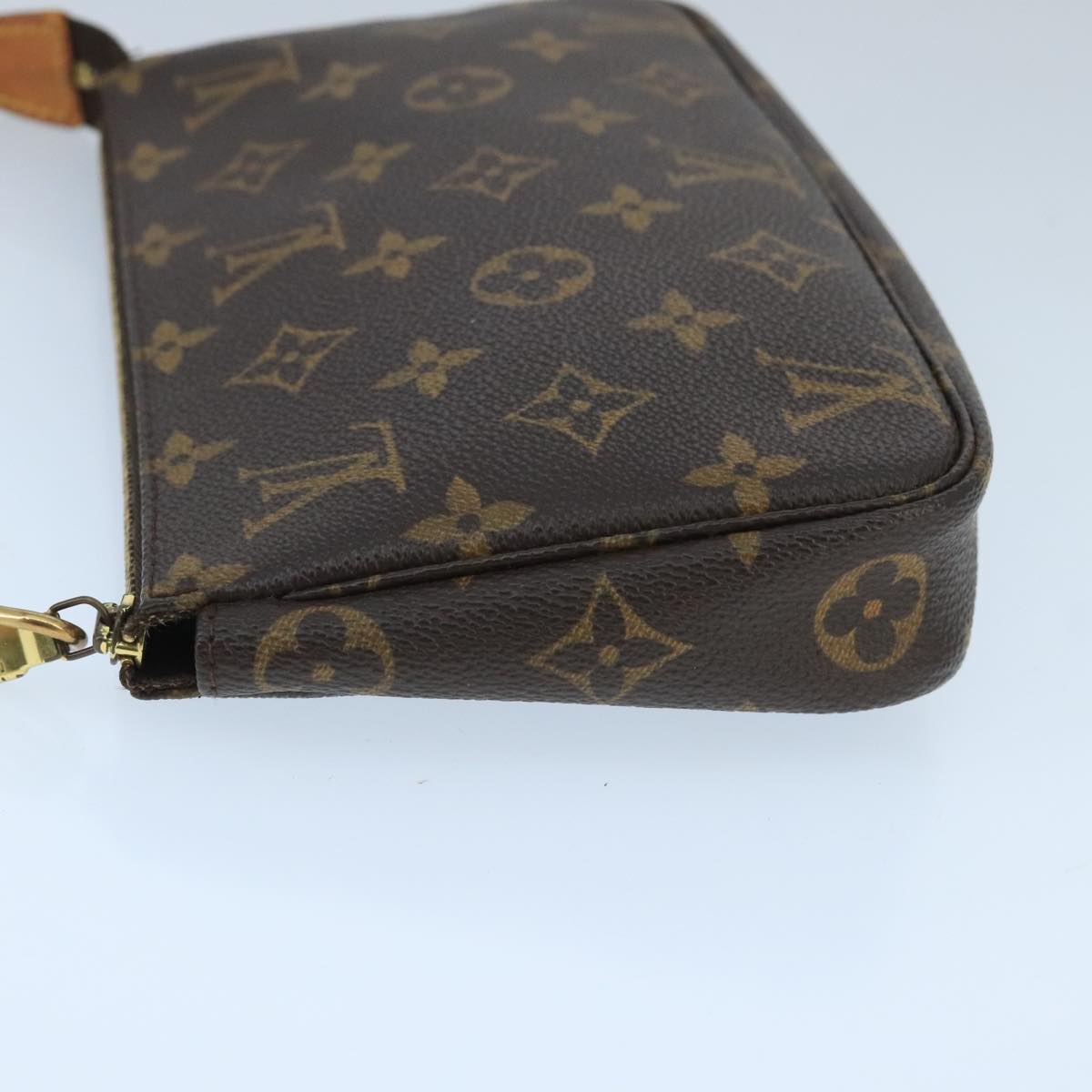 LOUIS VUITTON Monogram Pochette Accessoires Pouch M51980 LV Auth 100008