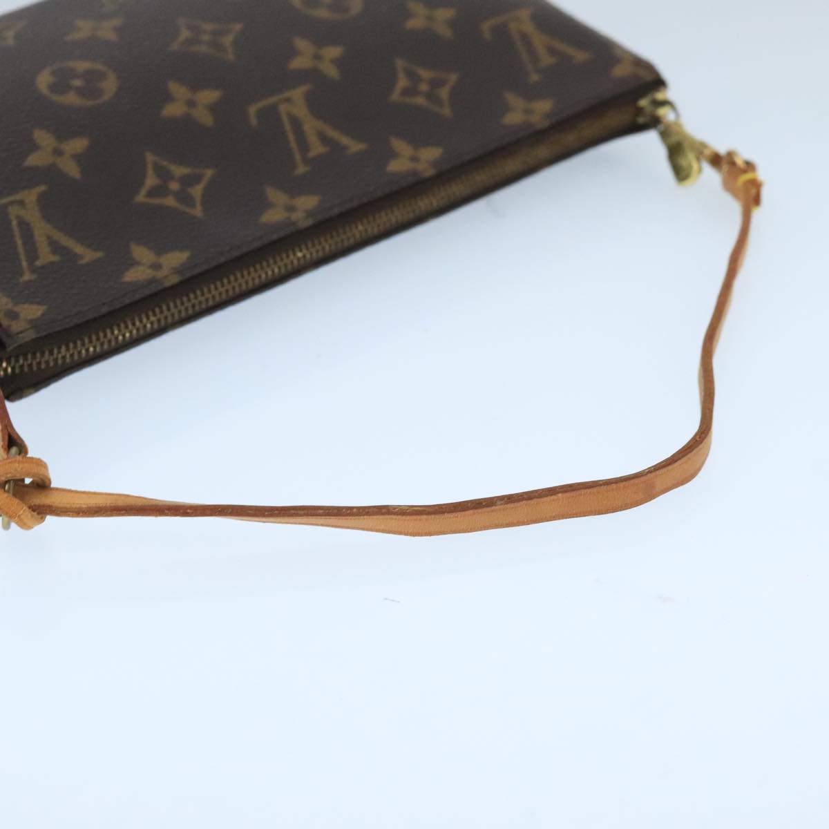 LOUIS VUITTON Monogram Pochette Accessoires Pouch M51980 LV Auth 100008