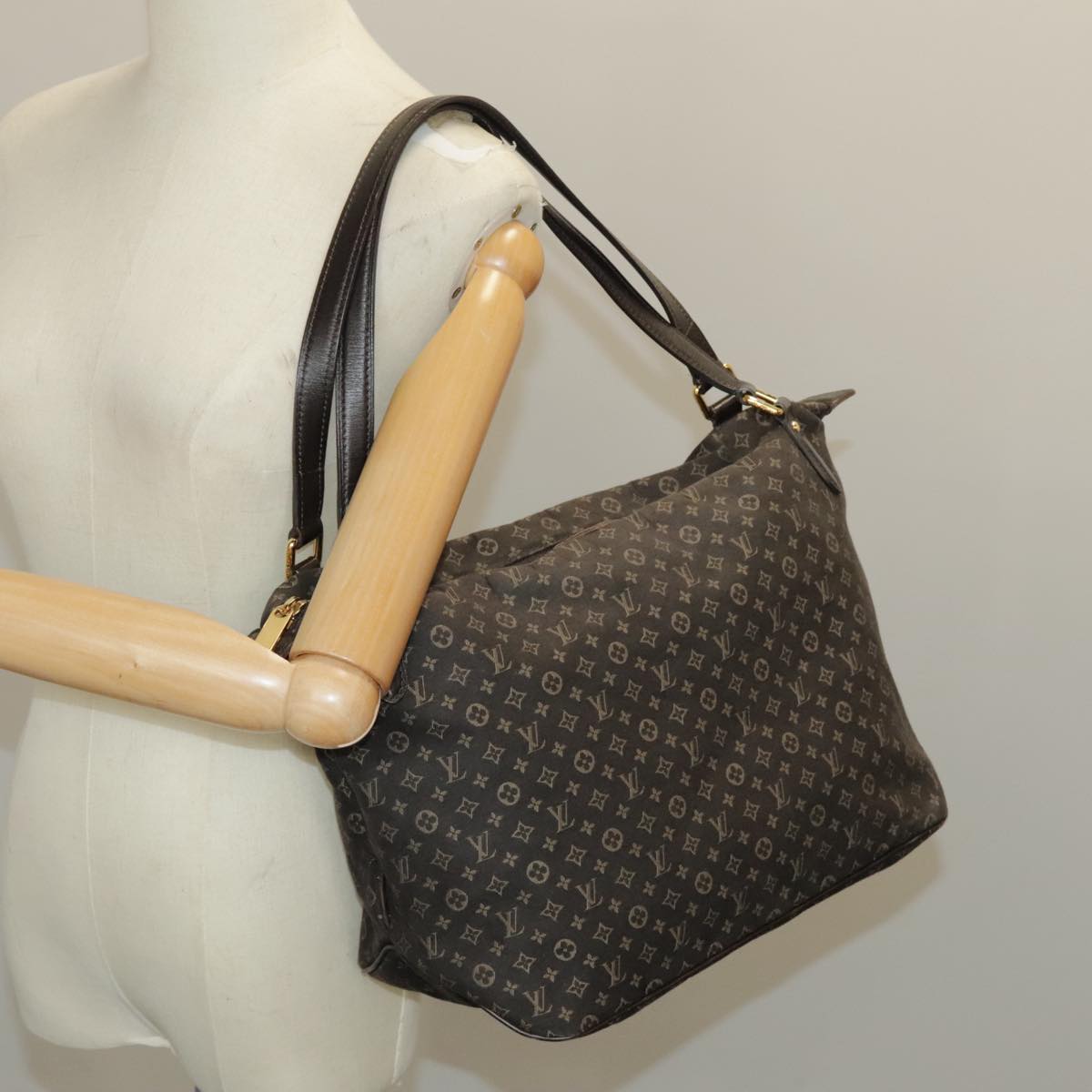 LOUIS VUITTON Monogram Idylle Ballad MM Tote Bag Brown M40570 LV Auth 100013