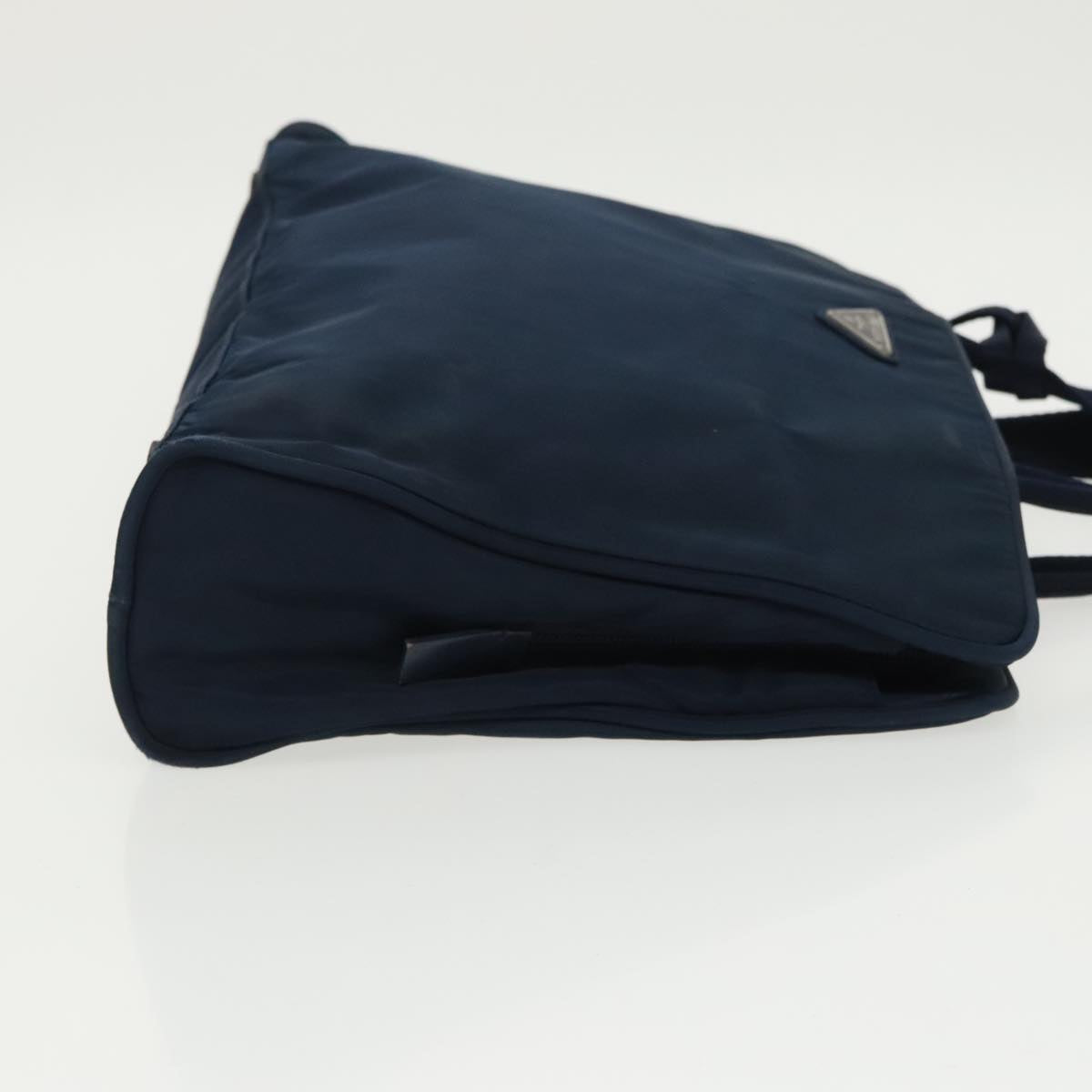 PRADA Hand Bag Nylon Navy Auth 100016