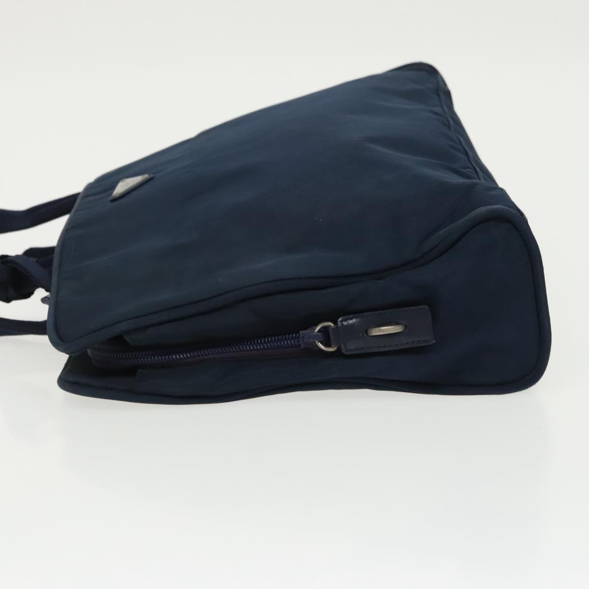 PRADA Hand Bag Nylon Navy Auth 100016