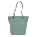 GUCCI GG Canvas Hand Bag Light Blue Gold 002 1099 Auth 100023-2