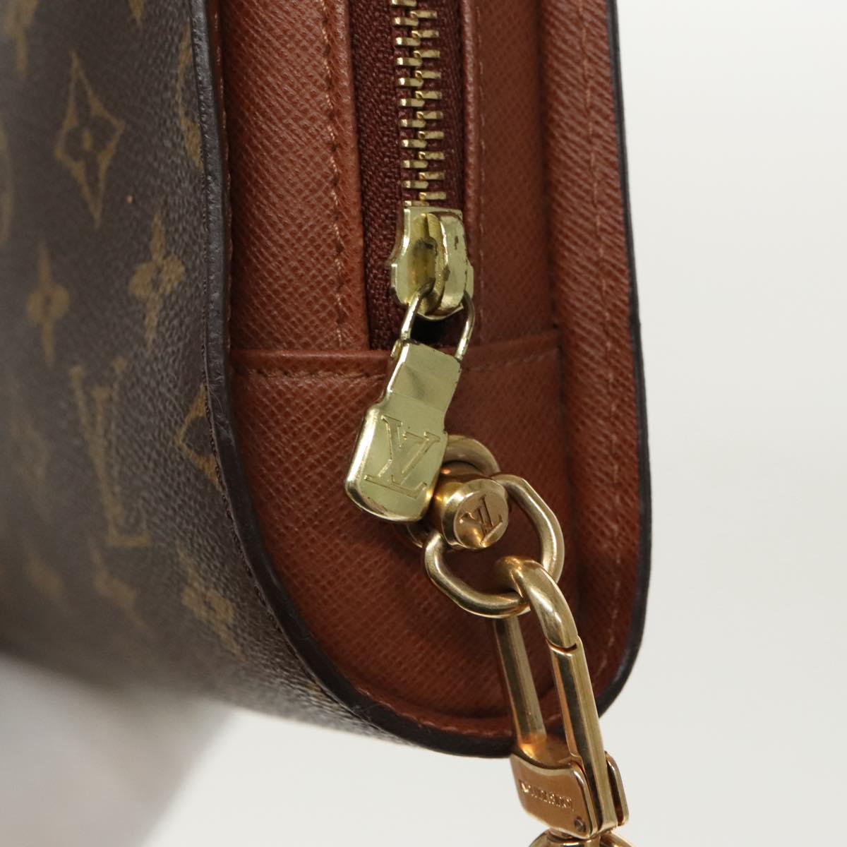 LOUIS VUITTON Monogram Orsay Clutch Bag M51790 LV Auth 100028