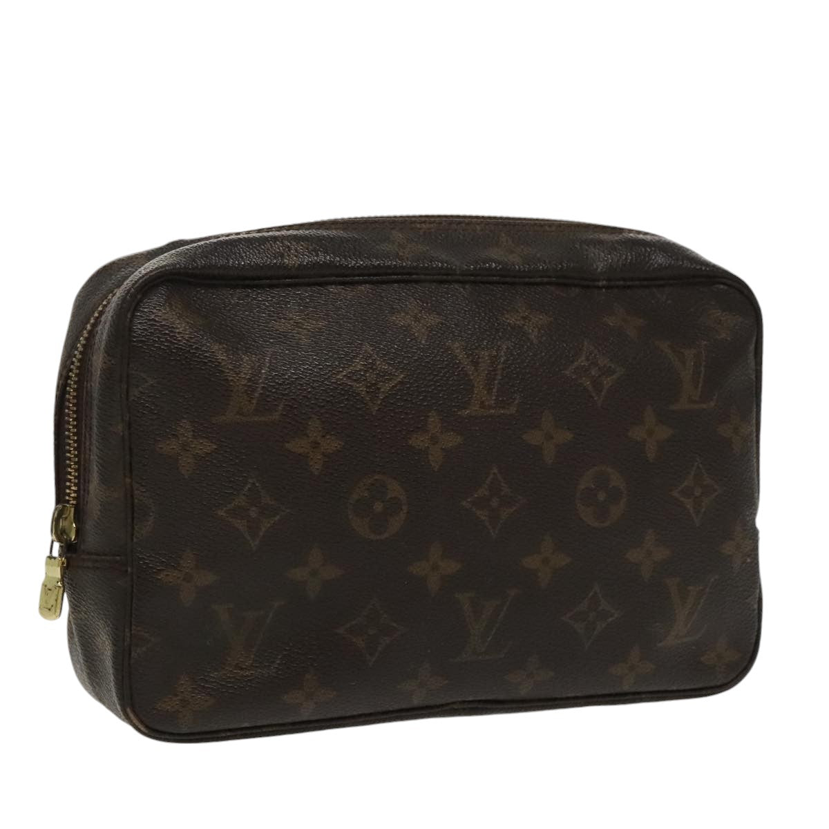 LOUIS VUITTON Monogram Trousse Toilette 23 Clutch Bag M47524 LV Auth 100029