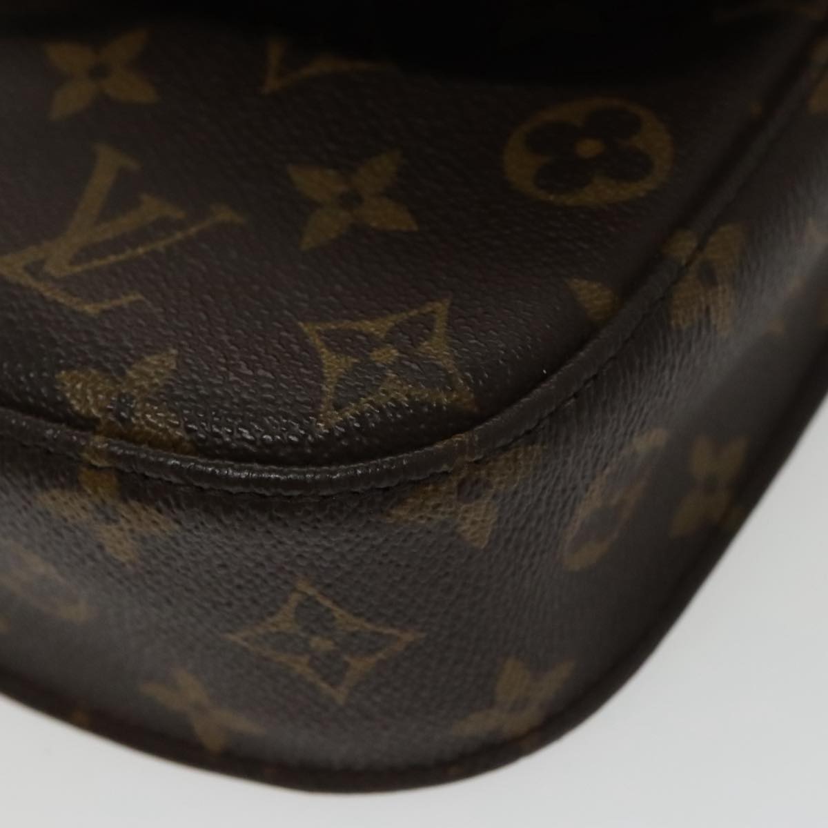 LOUIS VUITTON Monogram Saint Cloud MM Shoulder Bag M51243 LV Auth 100031