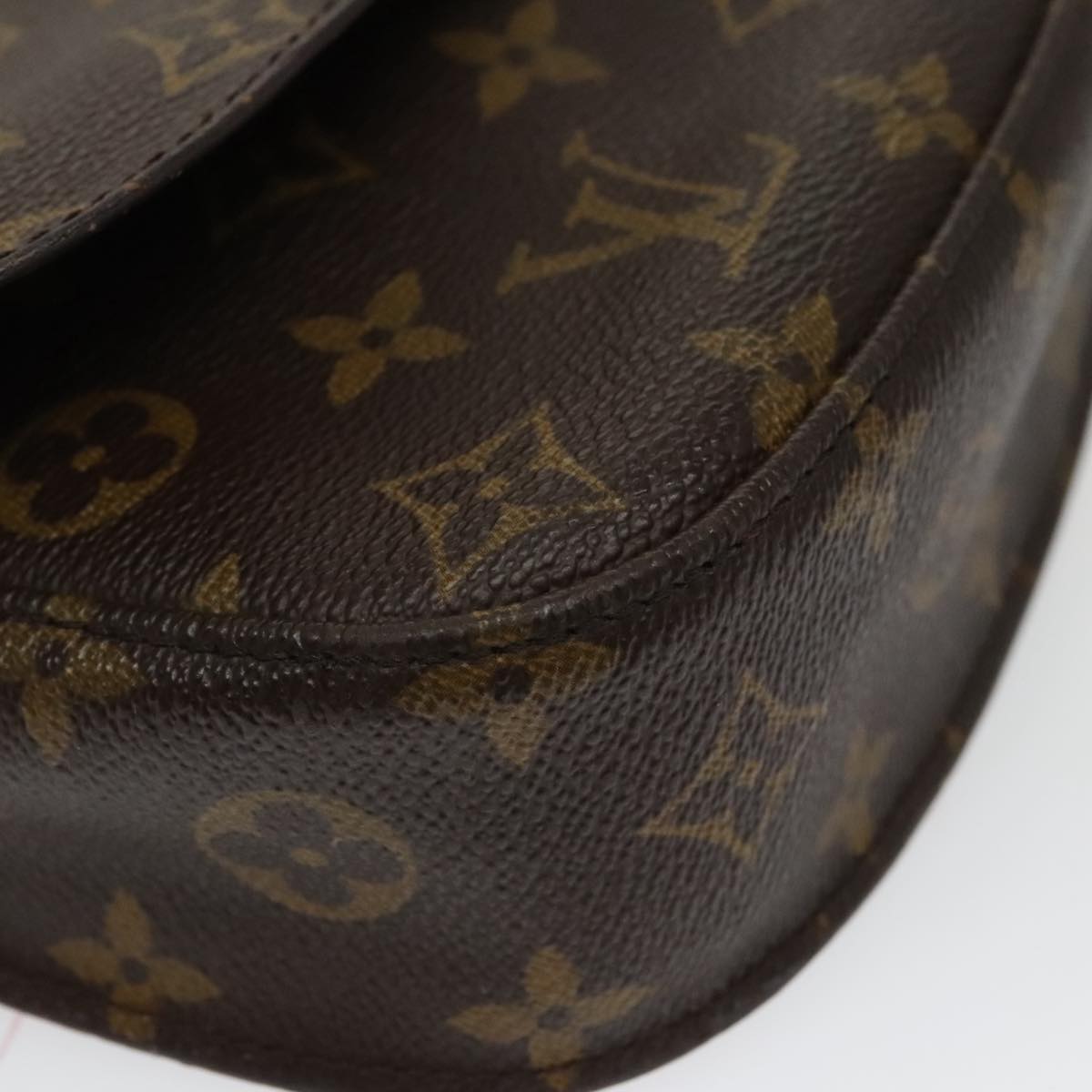 LOUIS VUITTON Monogram Saint Cloud MM Shoulder Bag M51243 LV Auth 100031