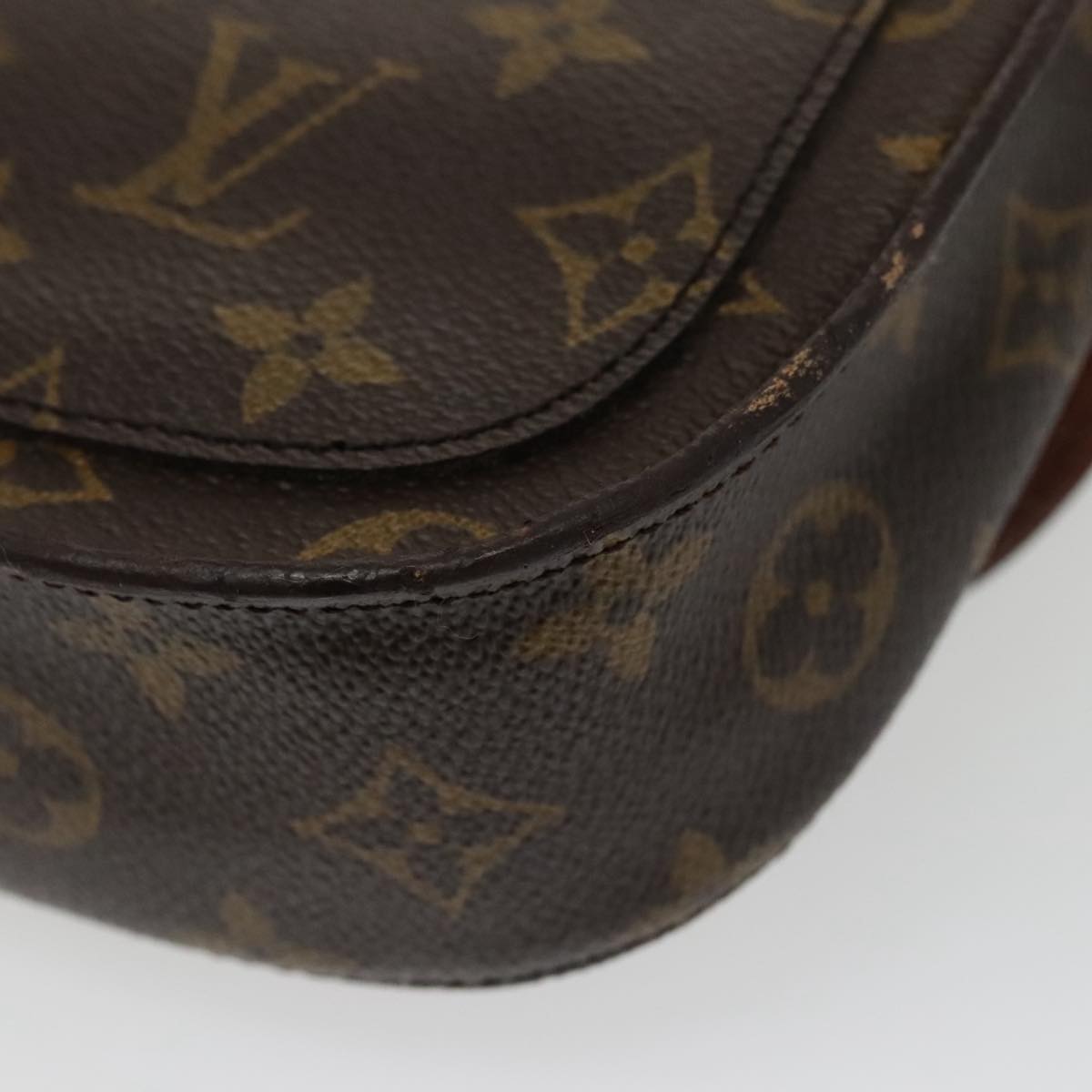 LOUIS VUITTON Monogram Saint Cloud MM Shoulder Bag M51243 LV Auth 100031