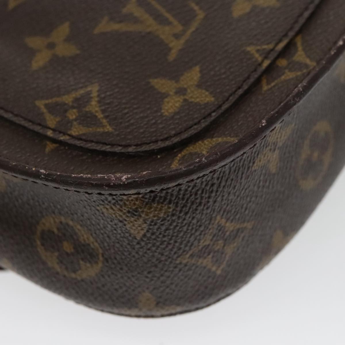 LOUIS VUITTON Monogram Saint Cloud MM Shoulder Bag M51243 LV Auth 100031