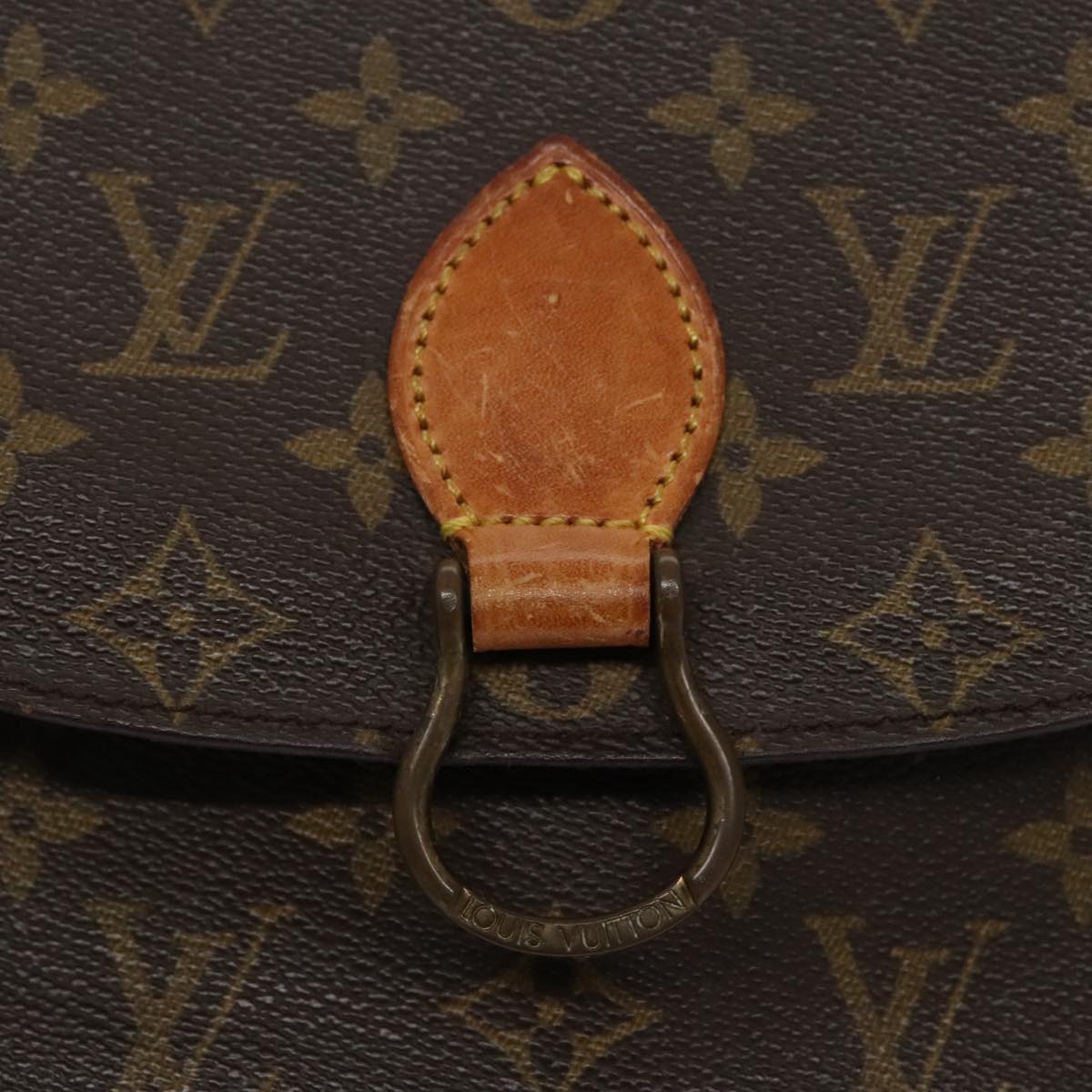 LOUIS VUITTON Monogram Saint Cloud MM Shoulder Bag M51243 LV Auth 100031