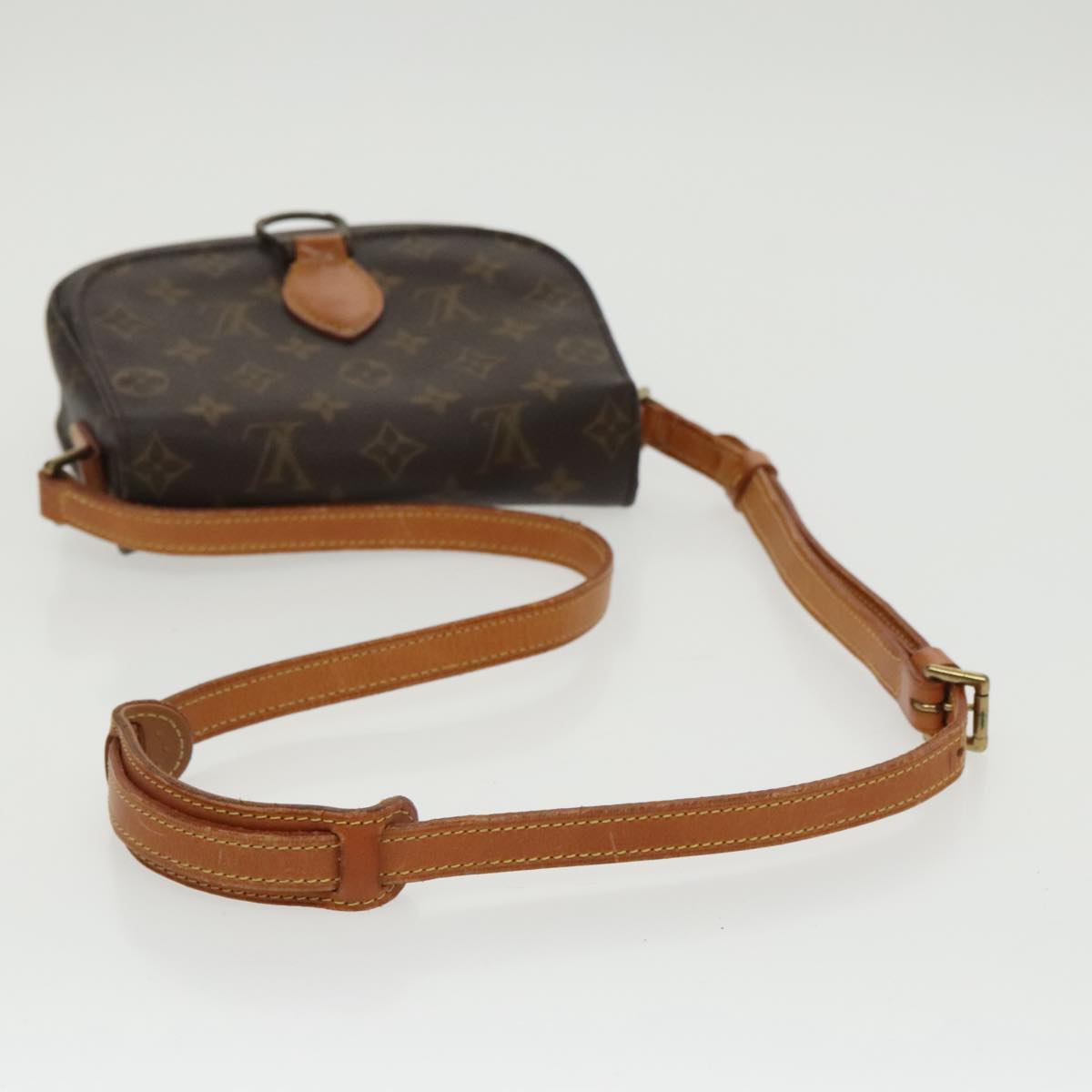 LOUIS VUITTON Monogram Saint Cloud MM Shoulder Bag M51243 LV Auth 100031