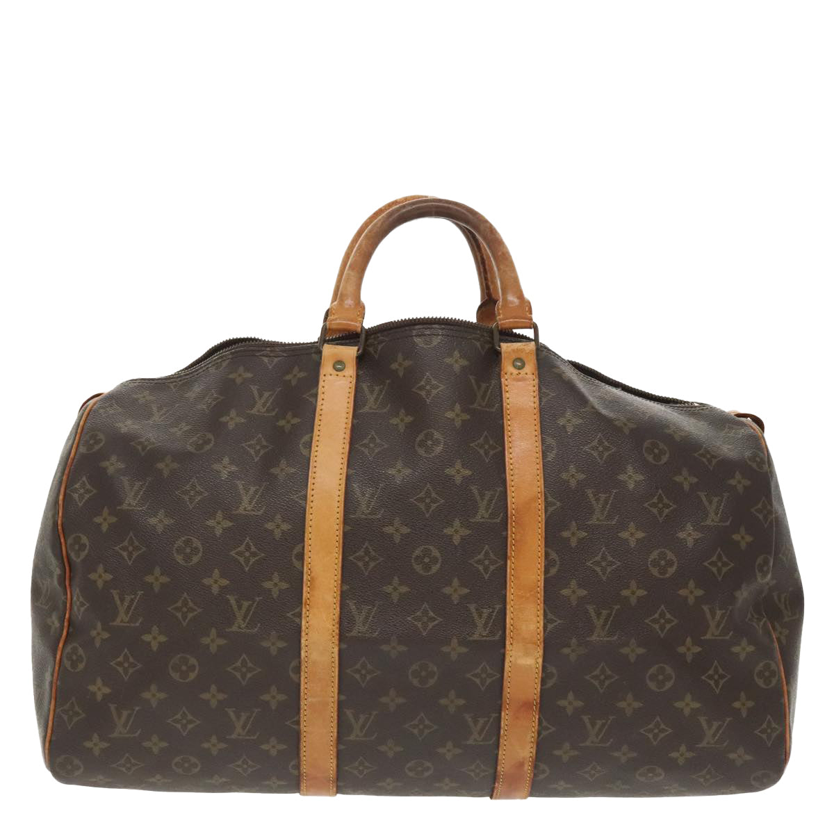 LOUIS VUITTON Monogram Keepall 50 Boston Bag M41426 LV Auth 100032