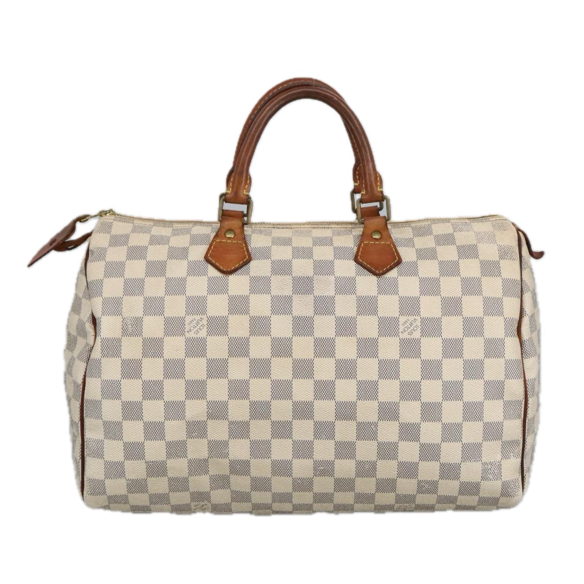 LOUIS VUITTON Damier Azur Speedy 35 Hand Bag N41535 LV Auth 100033 - 0