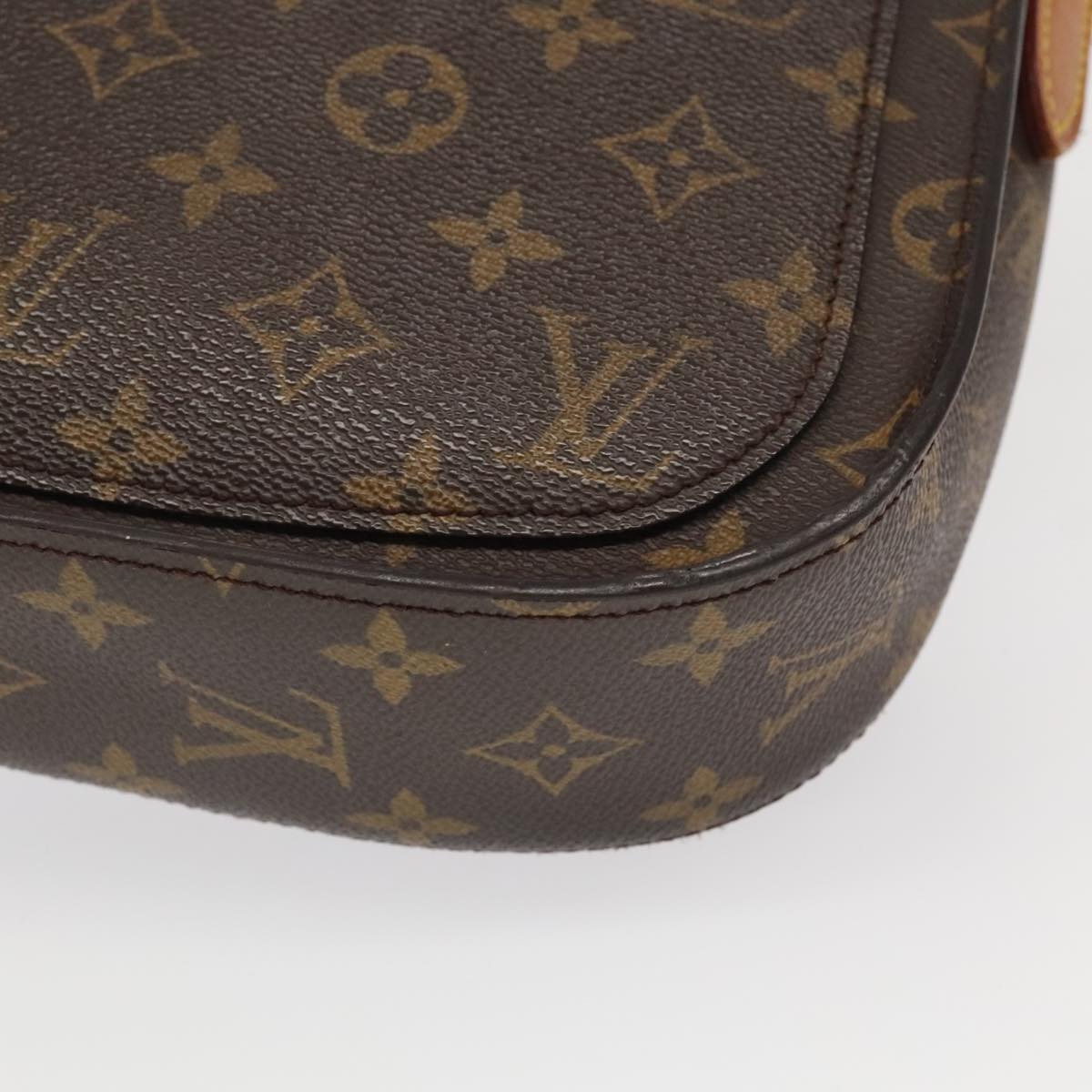 LOUIS VUITTON Monogram Saint Cloud GM Shoulder Bag M51242 LV Auth 100035