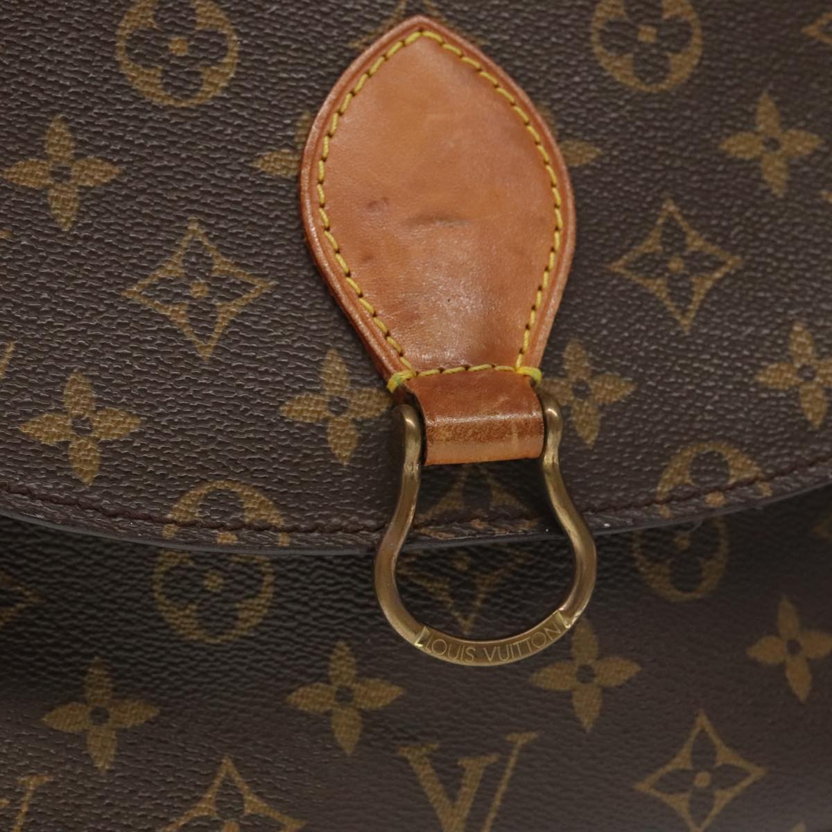 LOUIS VUITTON Monogram Saint Cloud GM Shoulder Bag M51242 LV Auth 100035