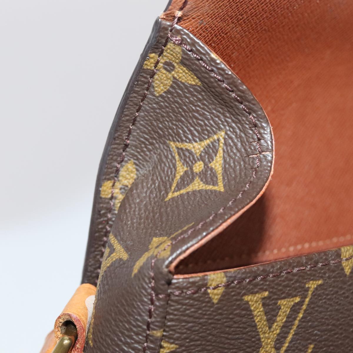 LOUIS VUITTON Monogram Saint Cloud GM Shoulder Bag M51242 LV Auth 100035