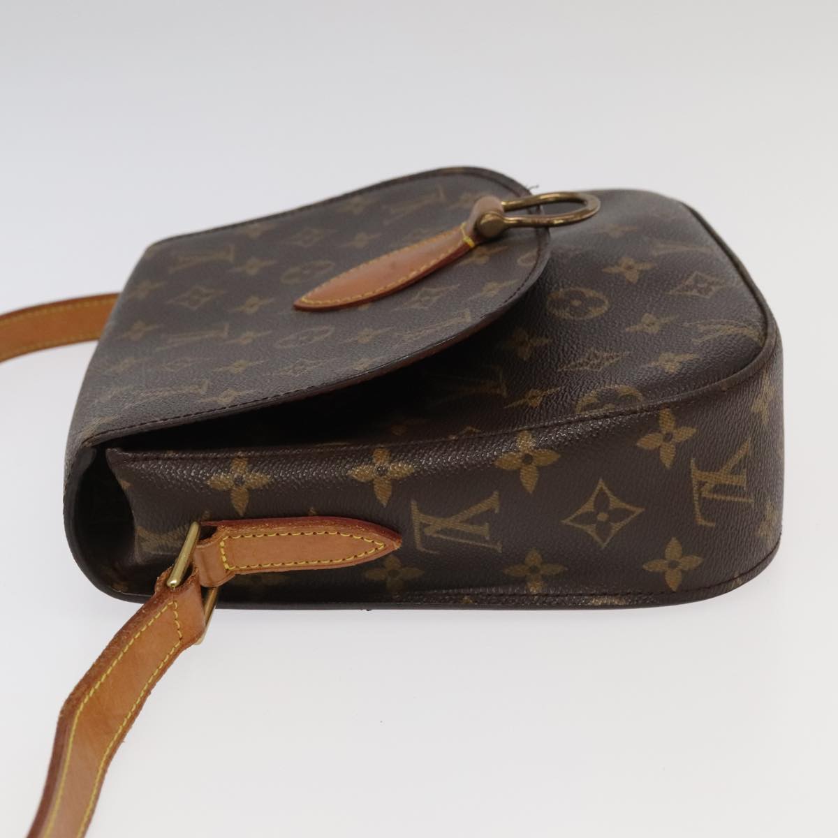 LOUIS VUITTON Monogram Saint Cloud GM Shoulder Bag M51242 LV Auth 100035