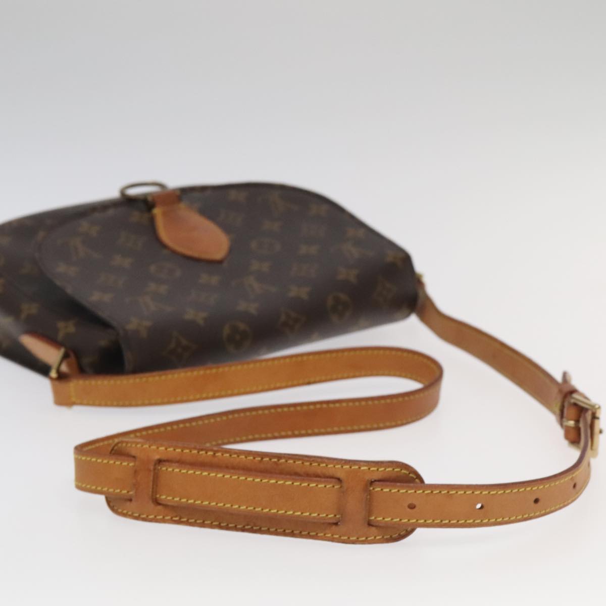 LOUIS VUITTON Monogram Saint Cloud GM Shoulder Bag M51242 LV Auth 100035