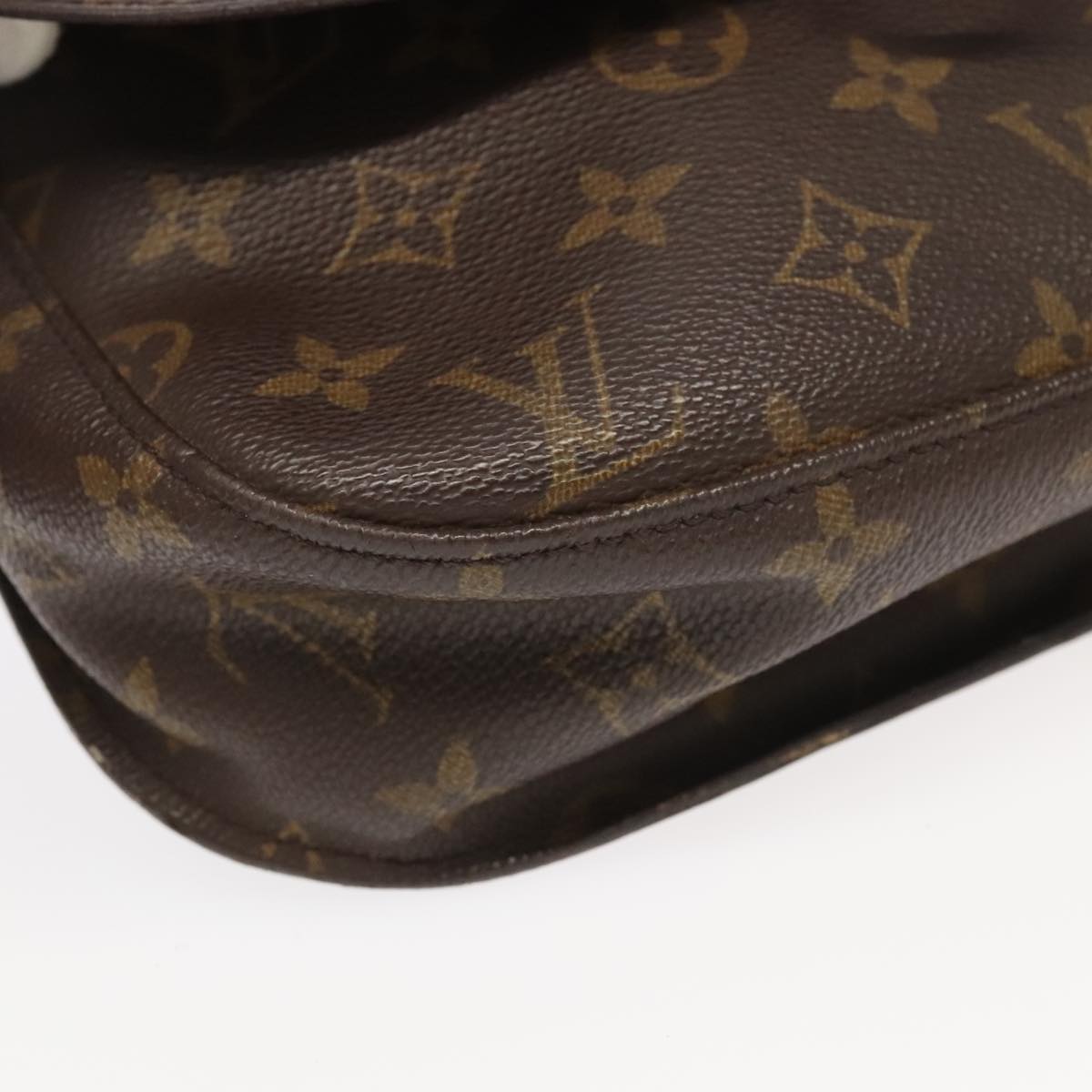 LOUIS VUITTON Monogram Saint Cloud GM Shoulder Bag M51242 LV Auth 100036