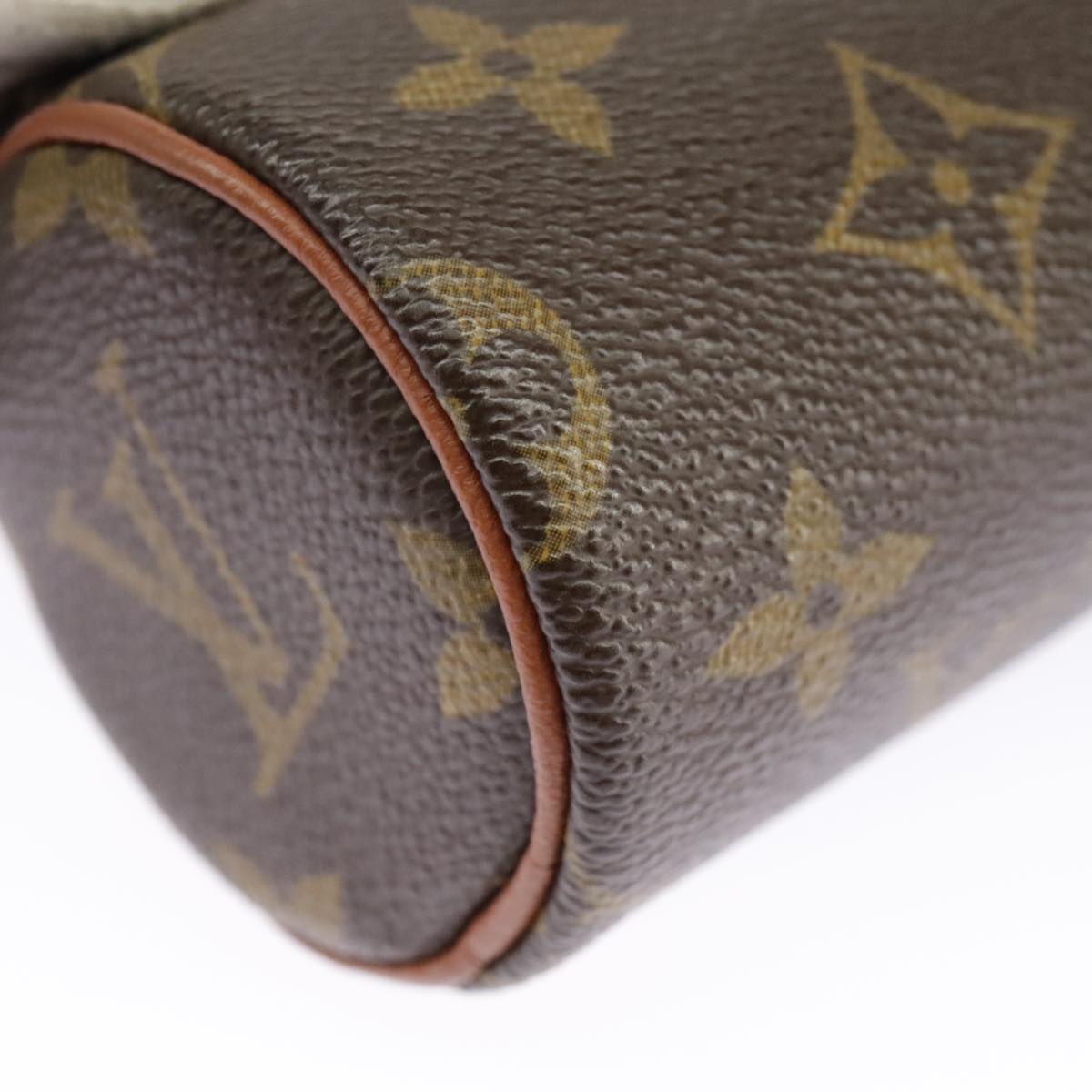 LOUIS VUITTON Monogram Papillon Pouch LV Auth 100040