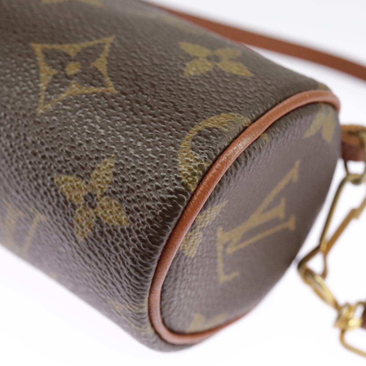 LOUIS VUITTON Monogram Papillon Pouch LV Auth 100040