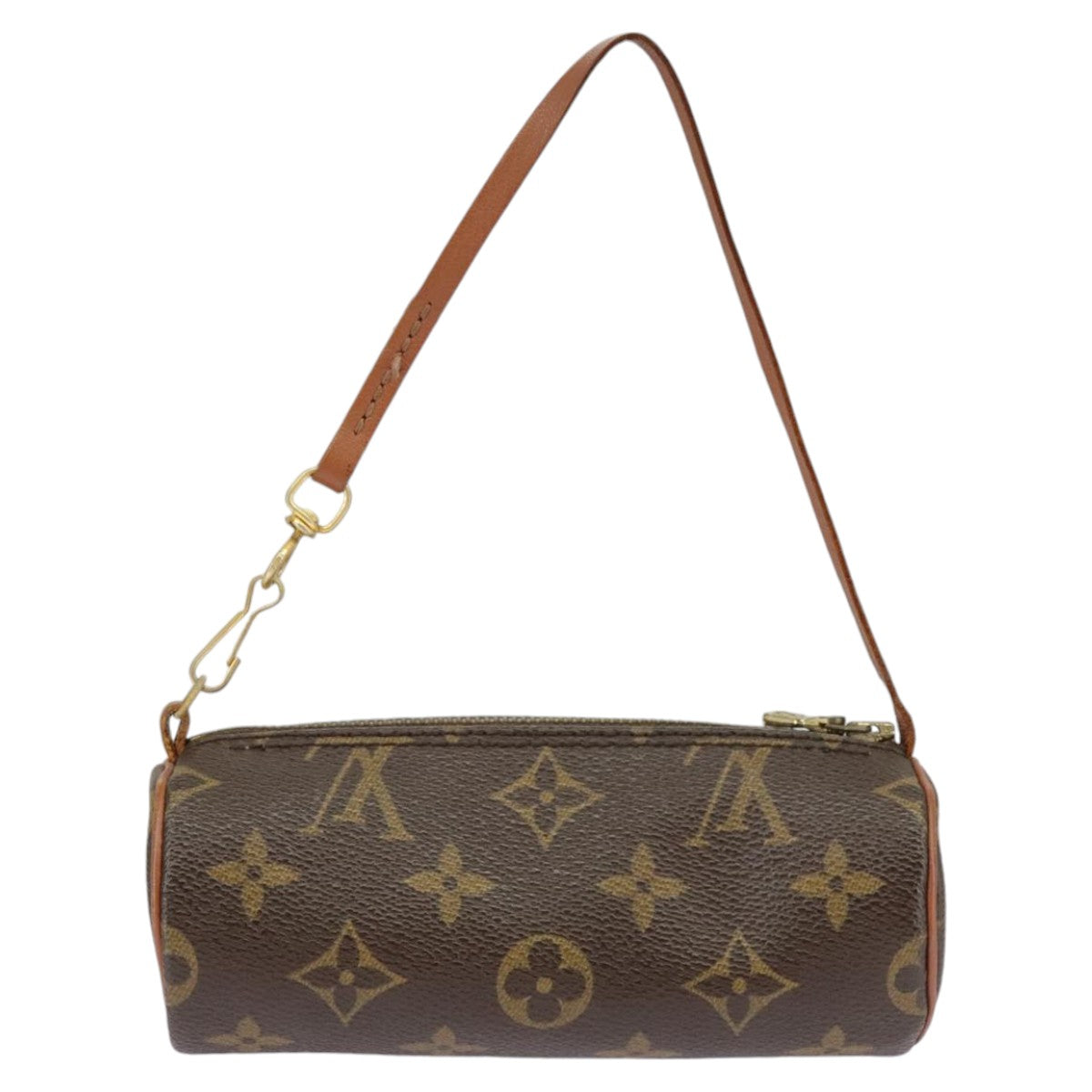 LOUIS VUITTON Monogram Papillon Pouch LV Auth 100040