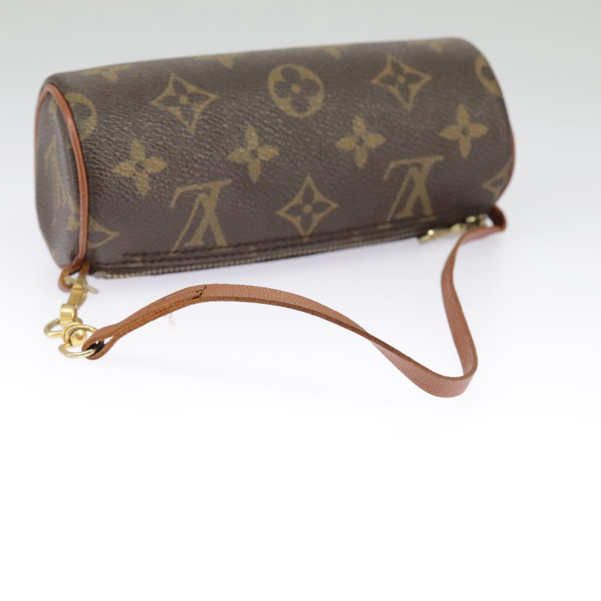 LOUIS VUITTON Monogram Papillon Pouch LV Auth 100040