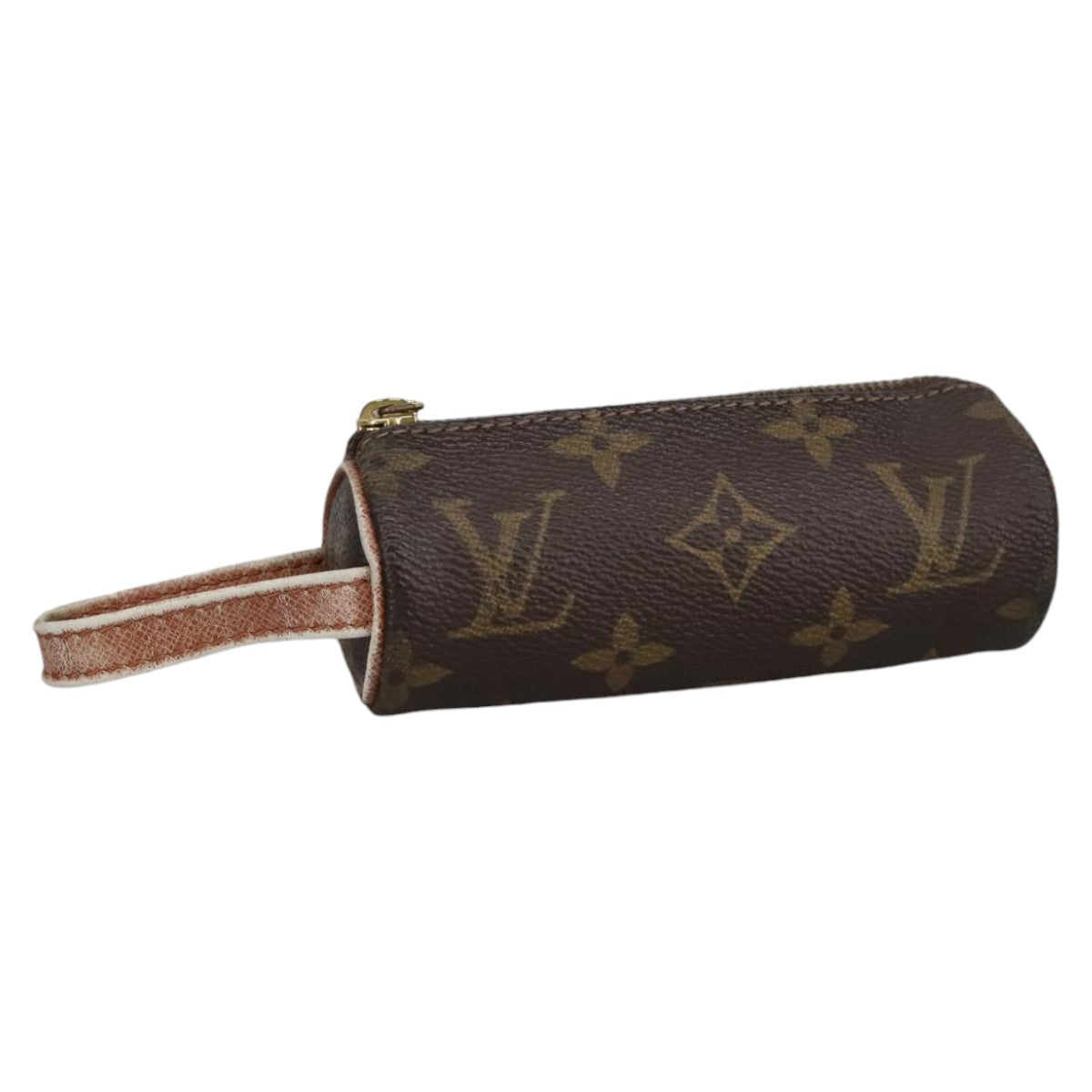 LOUIS VUITTON Monogram Etui 3 Ball de Golf Pouch M58249 LV Auth 100041