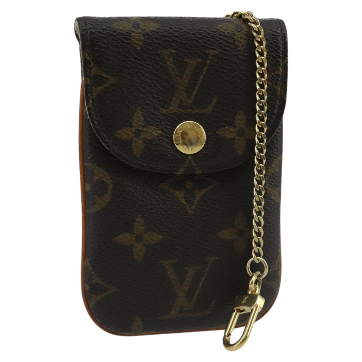 LOUIS VUITTON Monogram Etui Telephonne MM Cell Phone Case M66546 LV Auth 100042