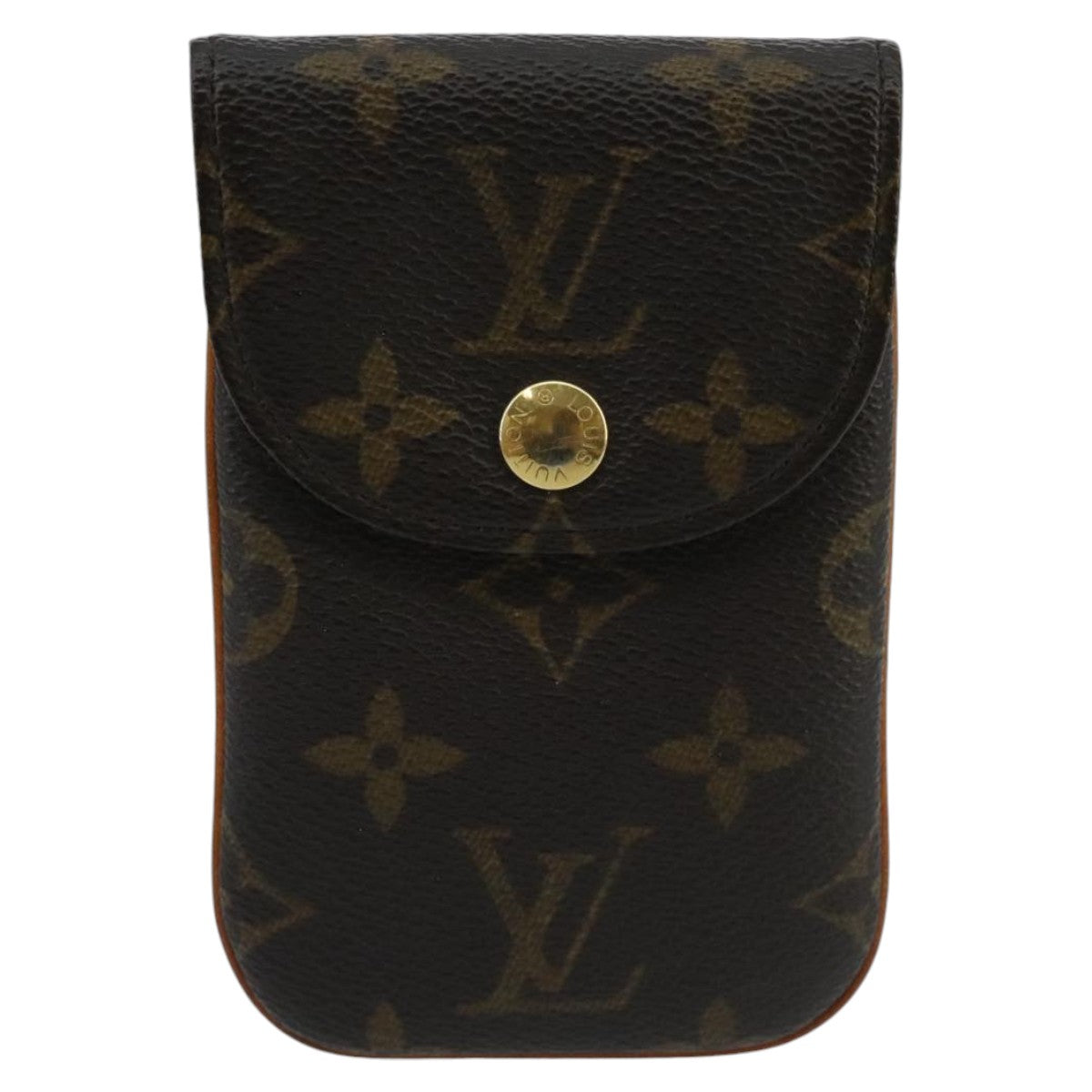 LOUIS VUITTON Monogram Etui Telephonne MM Cell Phone Case M66546 LV Auth 100042