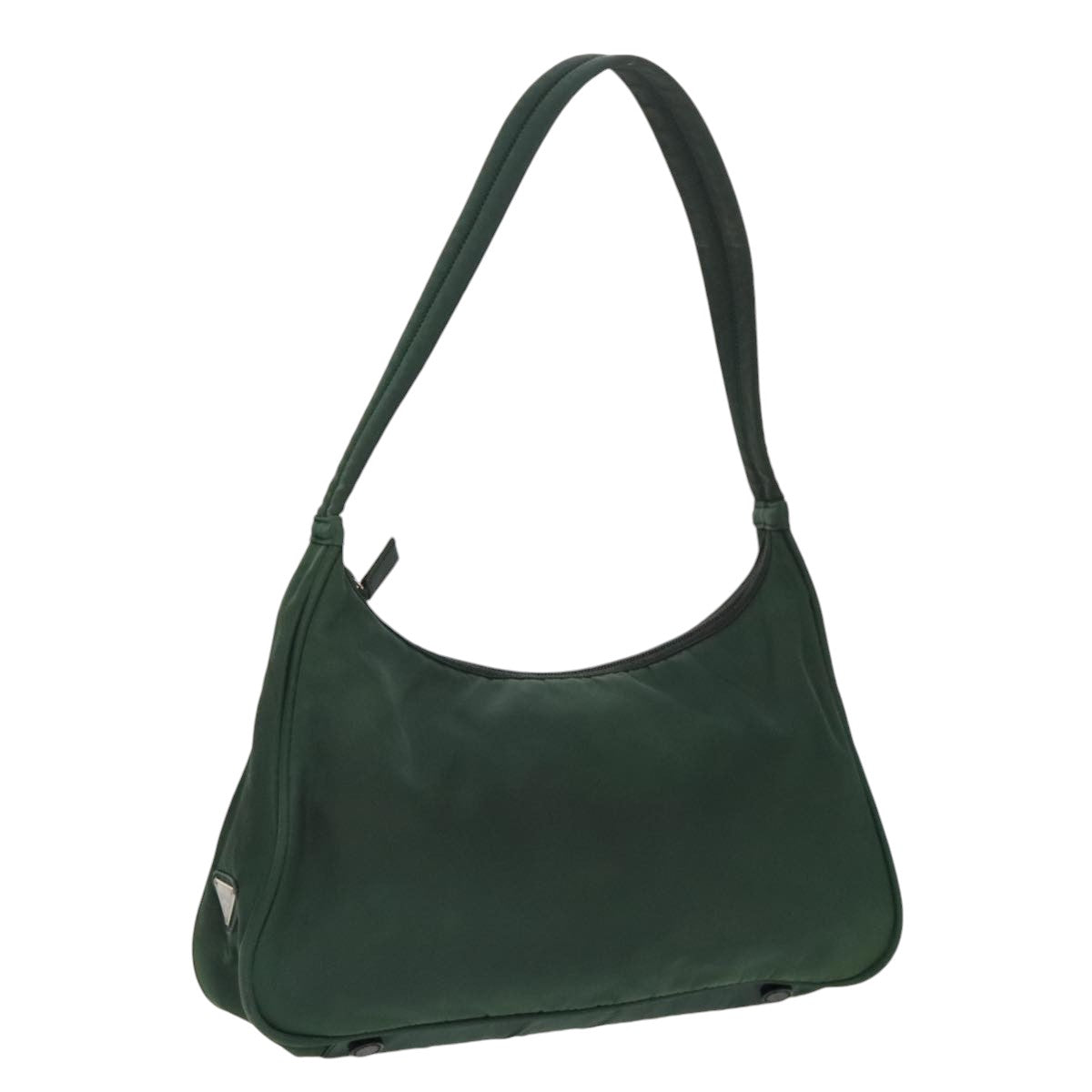 PRADA Shoulder Bag Nylon Green Auth 100069