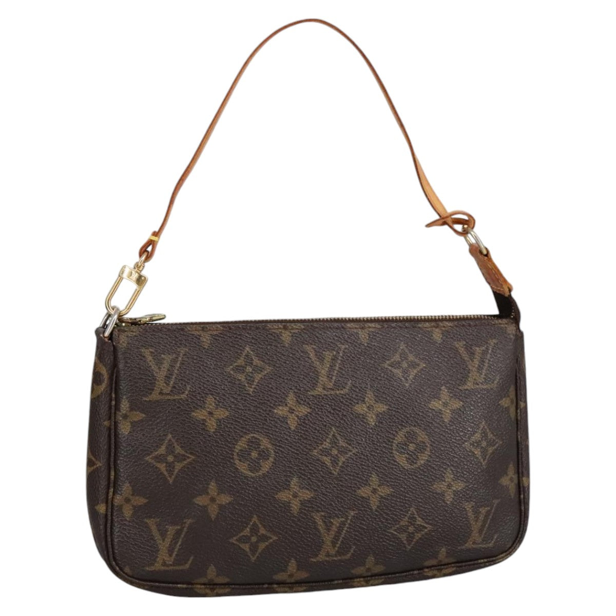 LOUIS VUITTON Monogram Pochette Accessoires Pouch M51980 LV Auth 100070