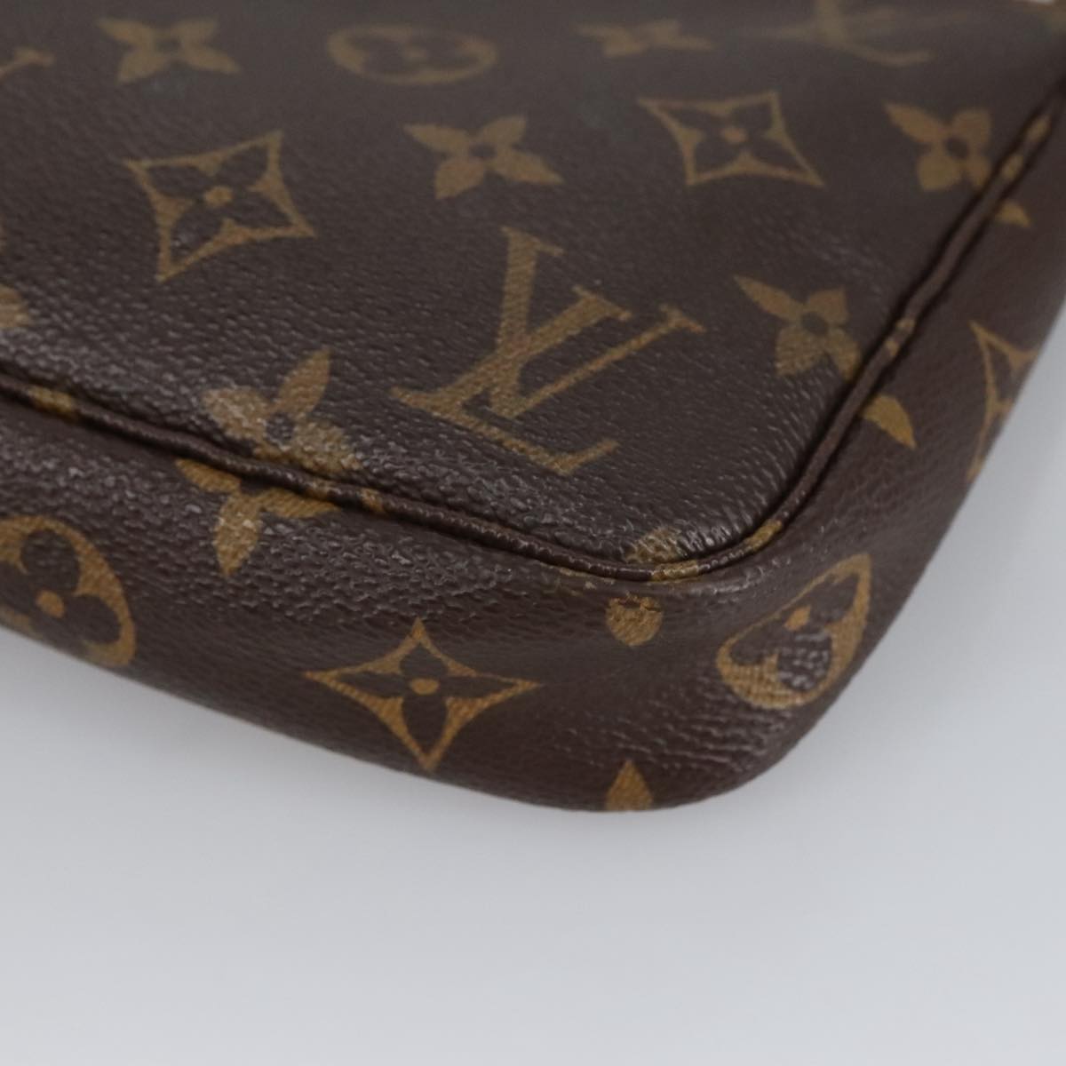 LOUIS VUITTON Monogram Pochette Accessoires Pouch M51980 LV Auth 100070