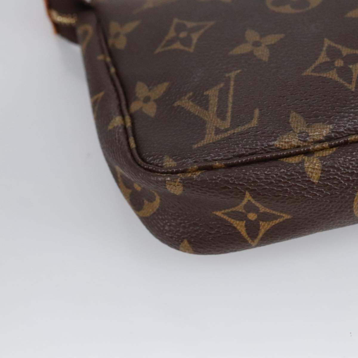 LOUIS VUITTON Monogram Pochette Accessoires Pouch M51980 LV Auth 100070