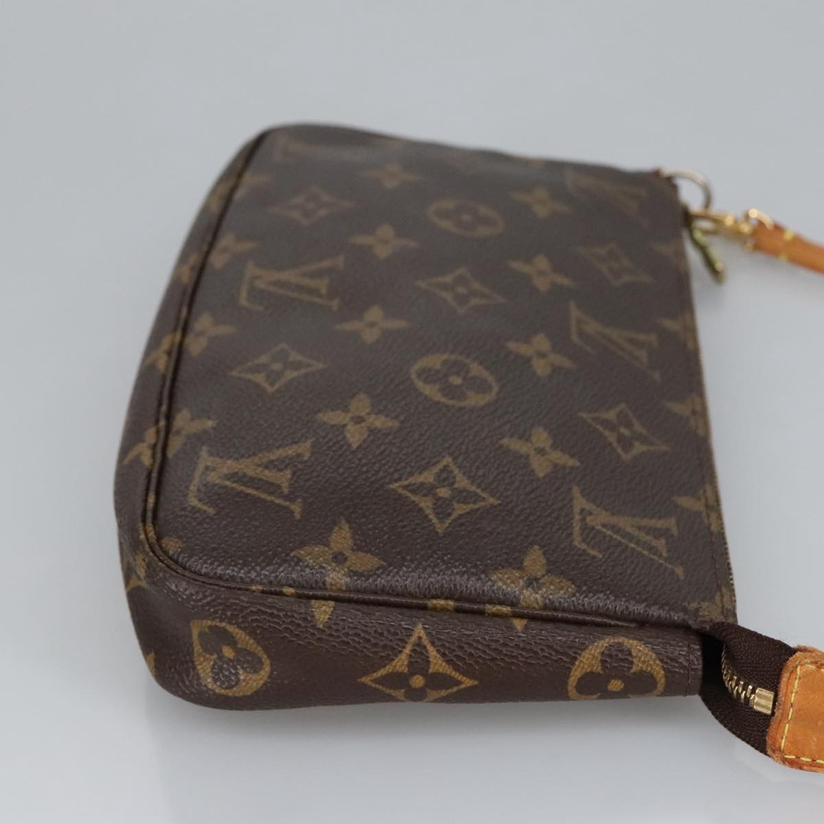 LOUIS VUITTON Monogram Pochette Accessoires Pouch M51980 LV Auth 100070