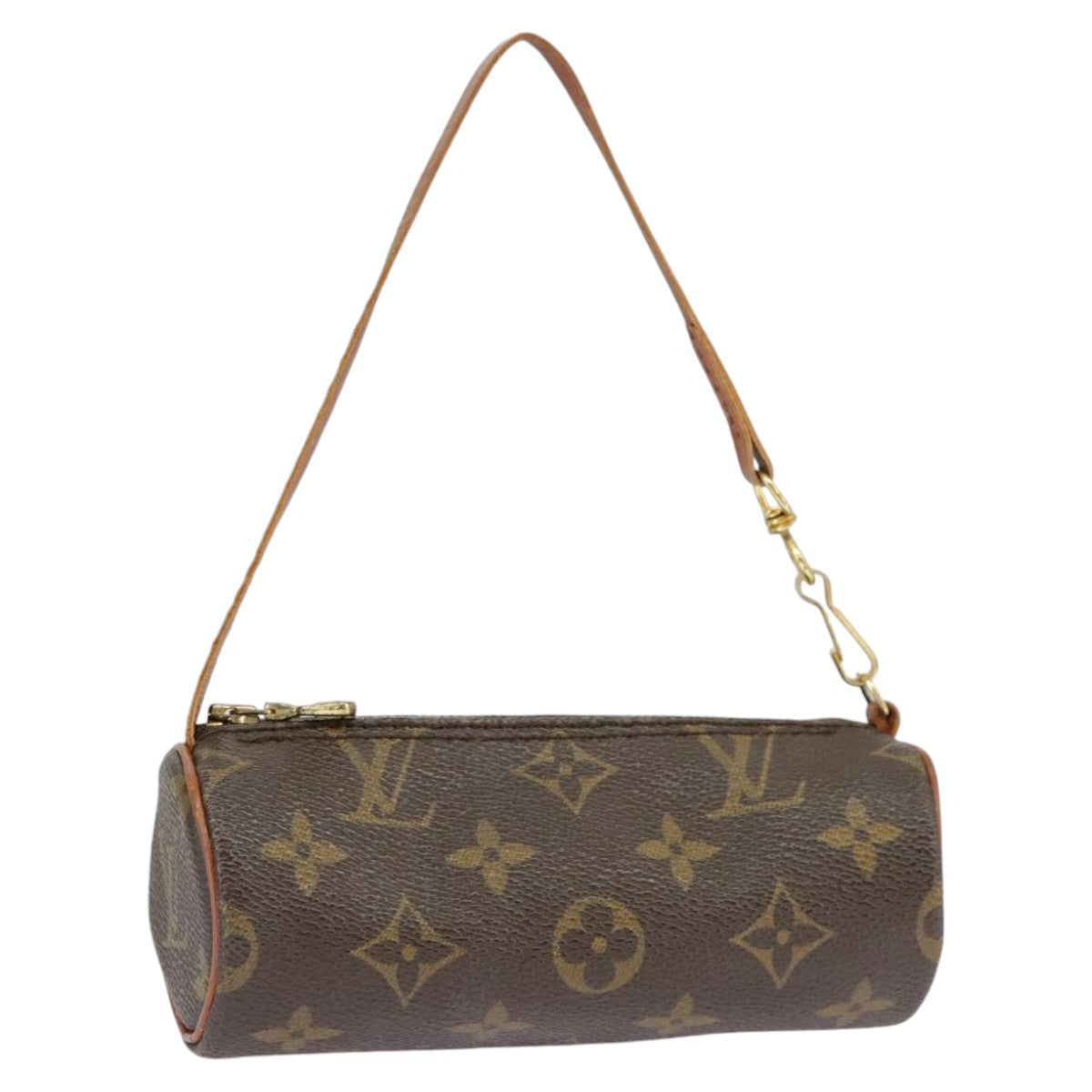 LOUIS VUITTON Monogram Papillon Pouch LV Auth 100072