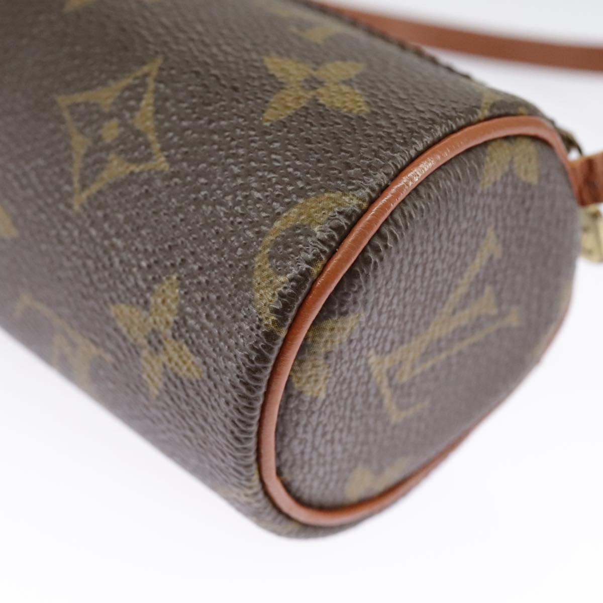 LOUIS VUITTON Monogram Papillon Pouch LV Auth 100072