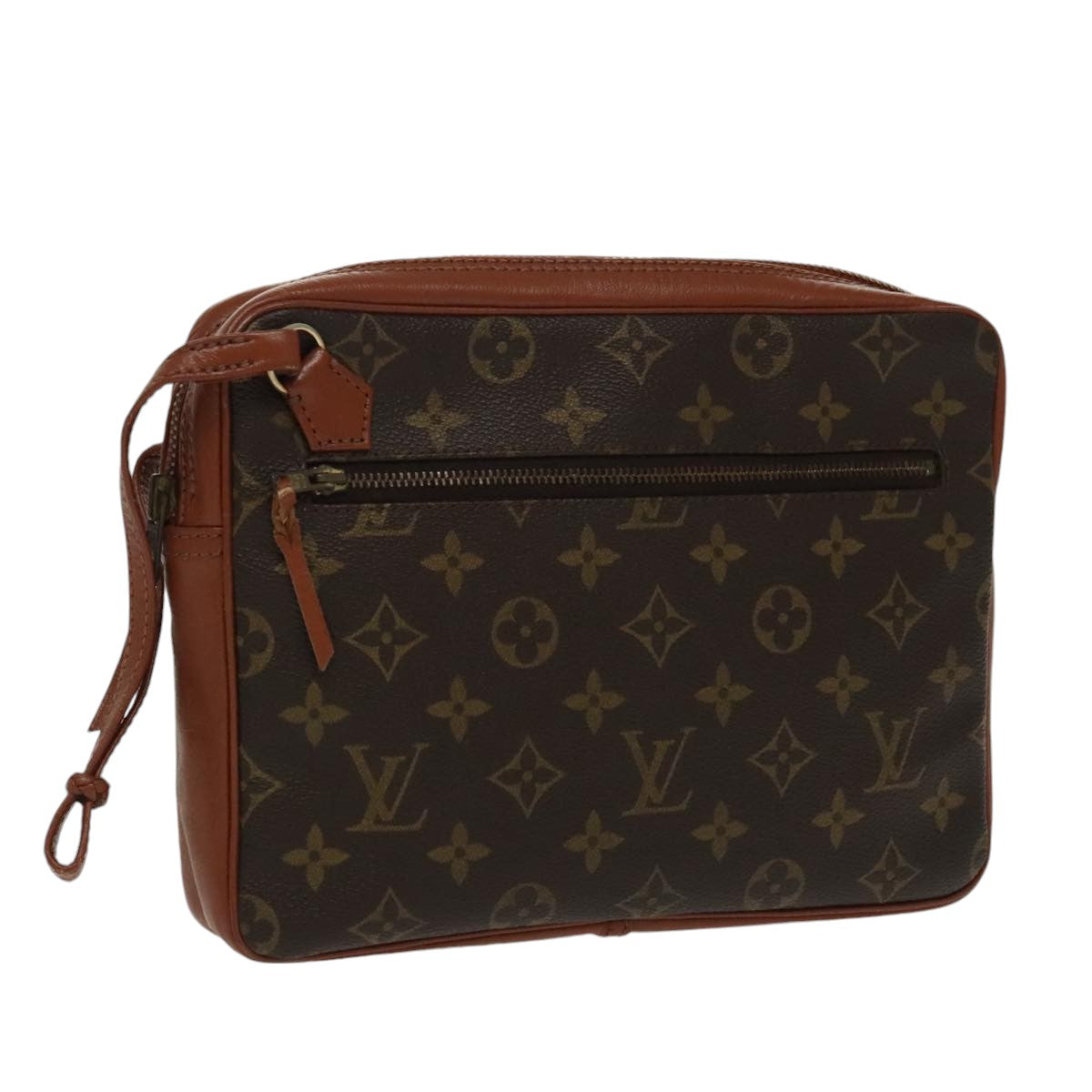 LOUIS VUITTON Monogram Pochette Sports Clutch Bag No.183 LV Auth 100076