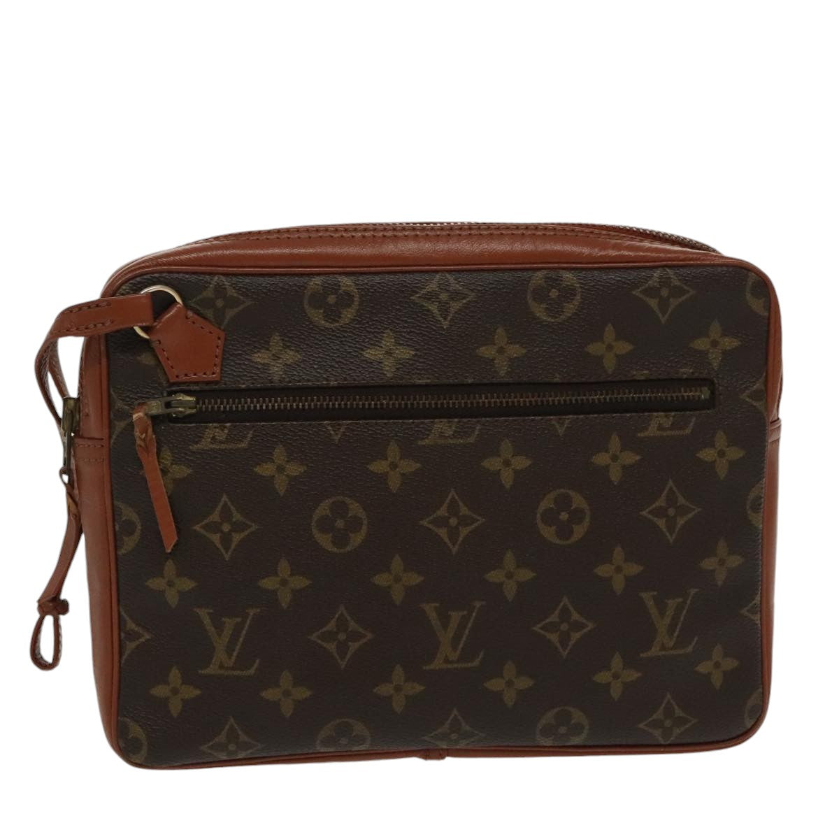 LOUIS VUITTON Monogram Pochette Sports Clutch Bag No.183 LV Auth 100076