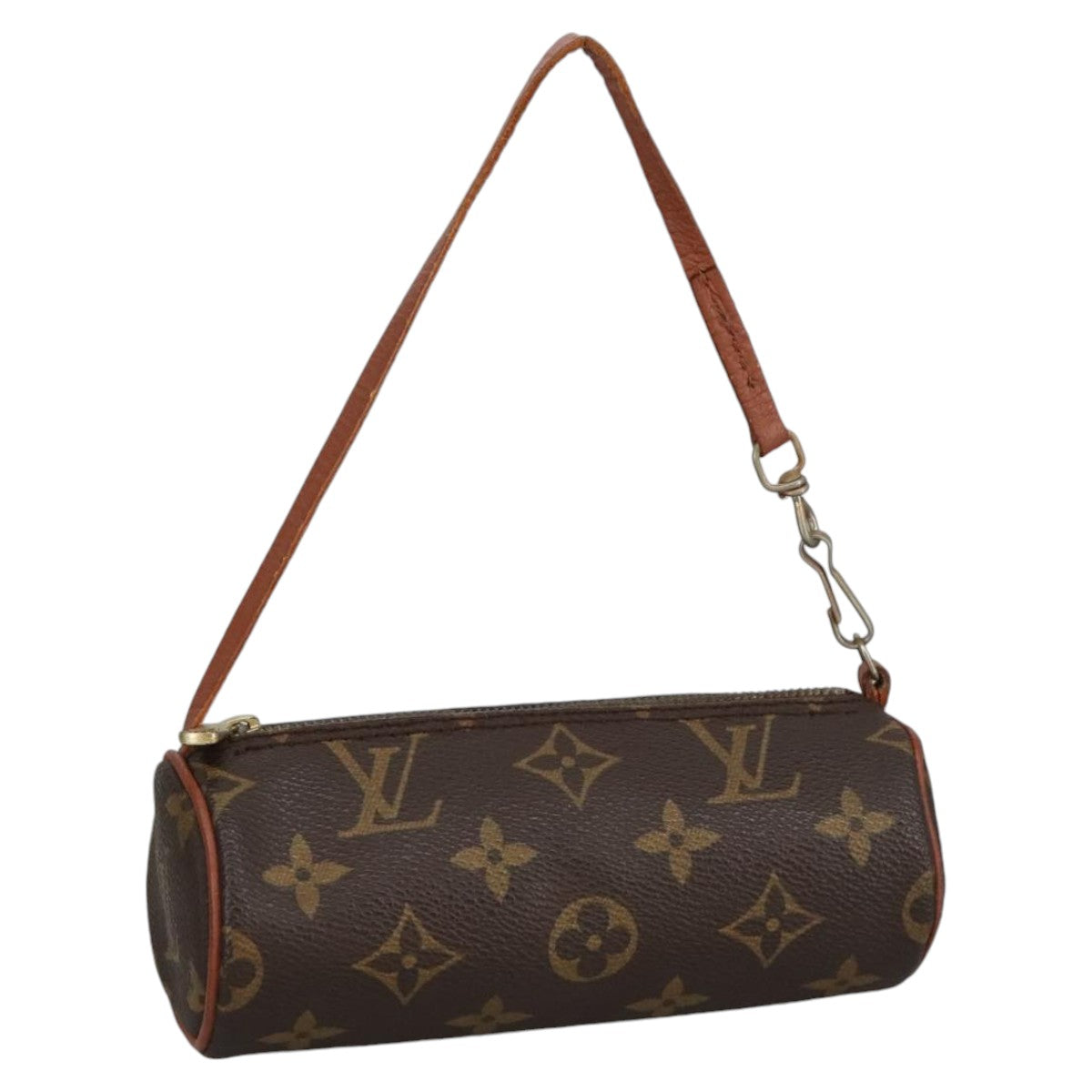 LOUIS VUITTON Monogram Papillon Pouch LV Auth 100080