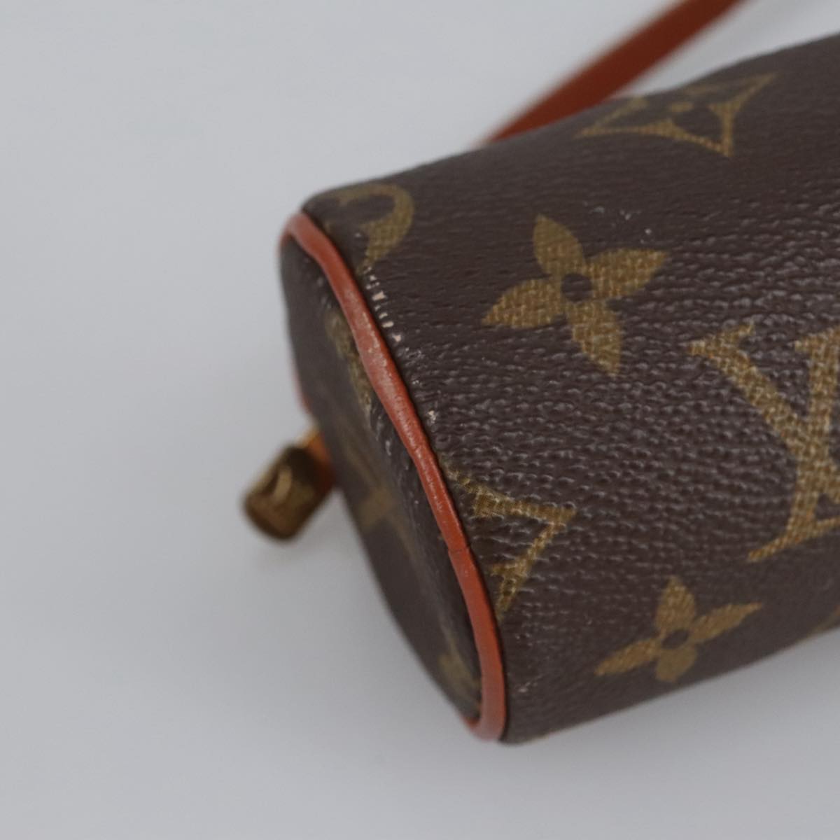 LOUIS VUITTON Monogram Papillon Pouch LV Auth 100081