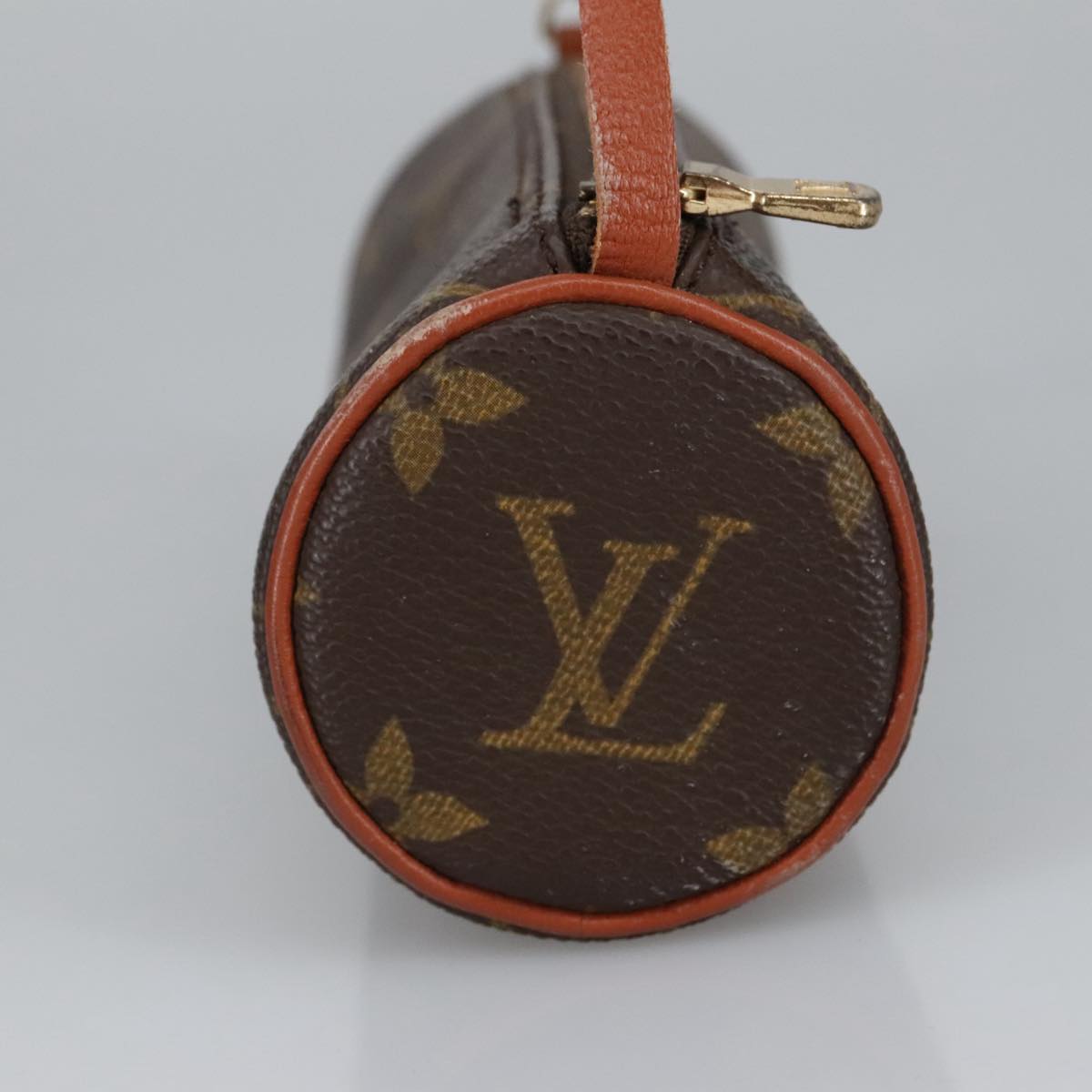 LOUIS VUITTON Monogram Papillon Pouch LV Auth 100081