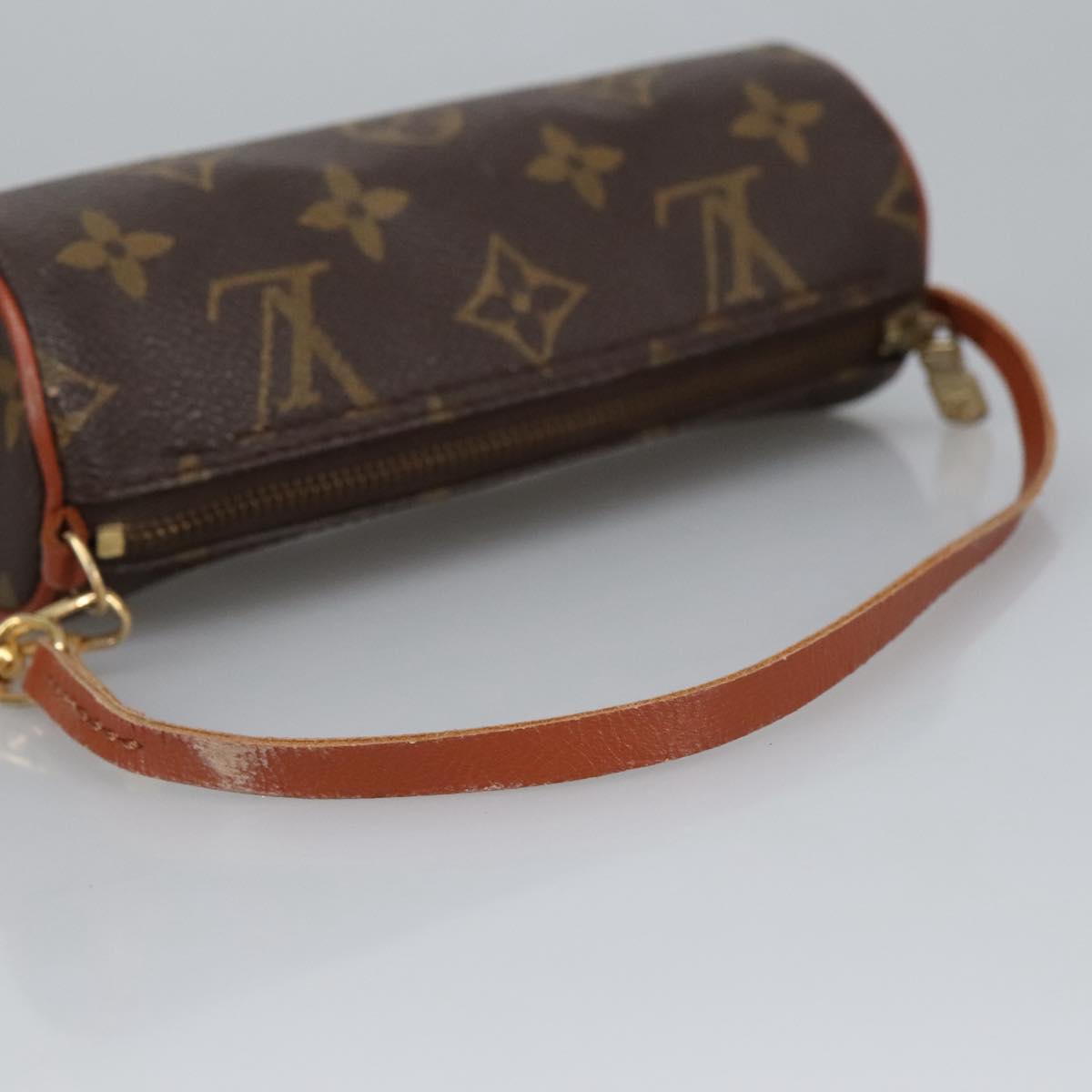 LOUIS VUITTON Monogram Papillon Pouch LV Auth 100081