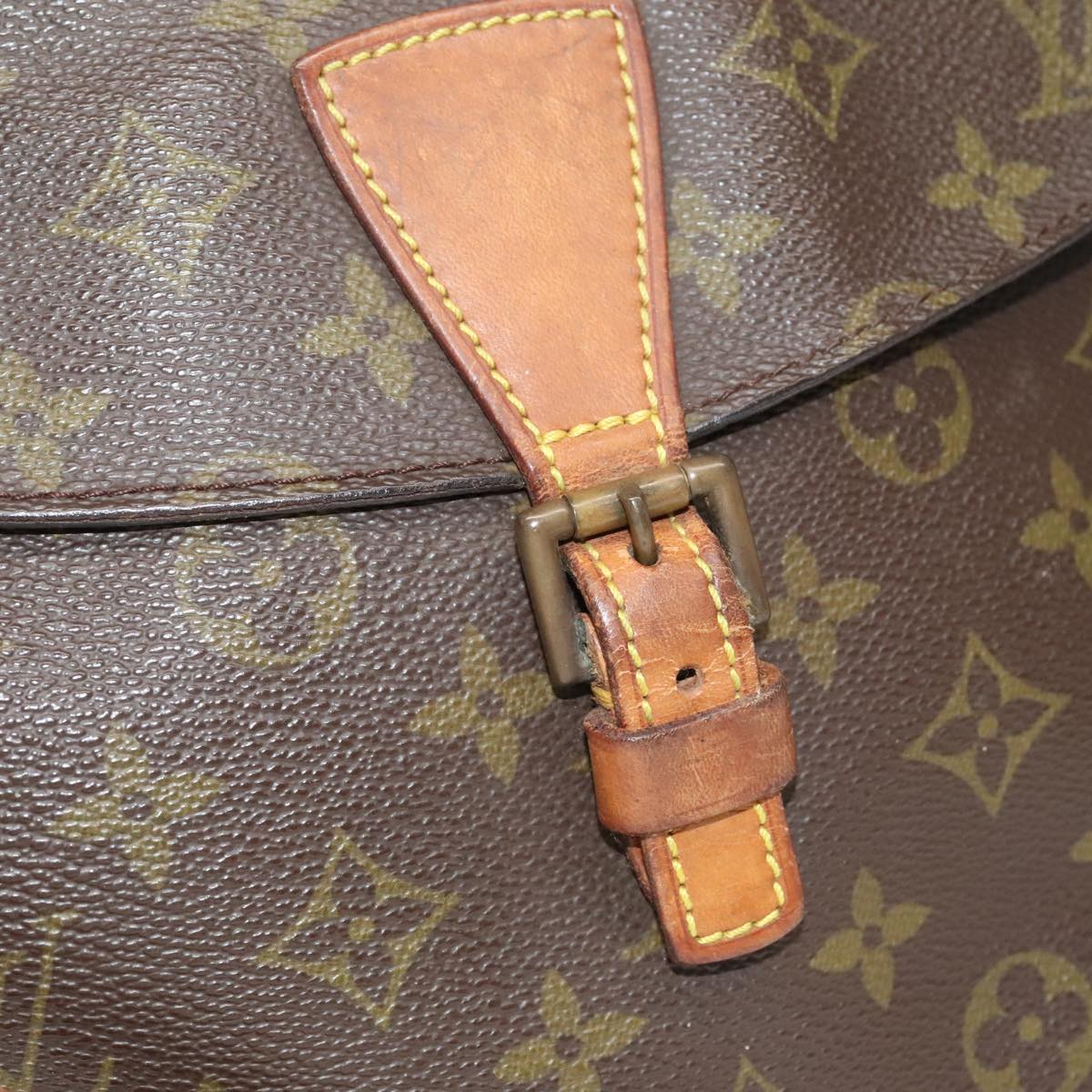 LOUIS VUITTON Monogram Jeune Fille MM Shoulder Bag M51226 LV Auth 100082